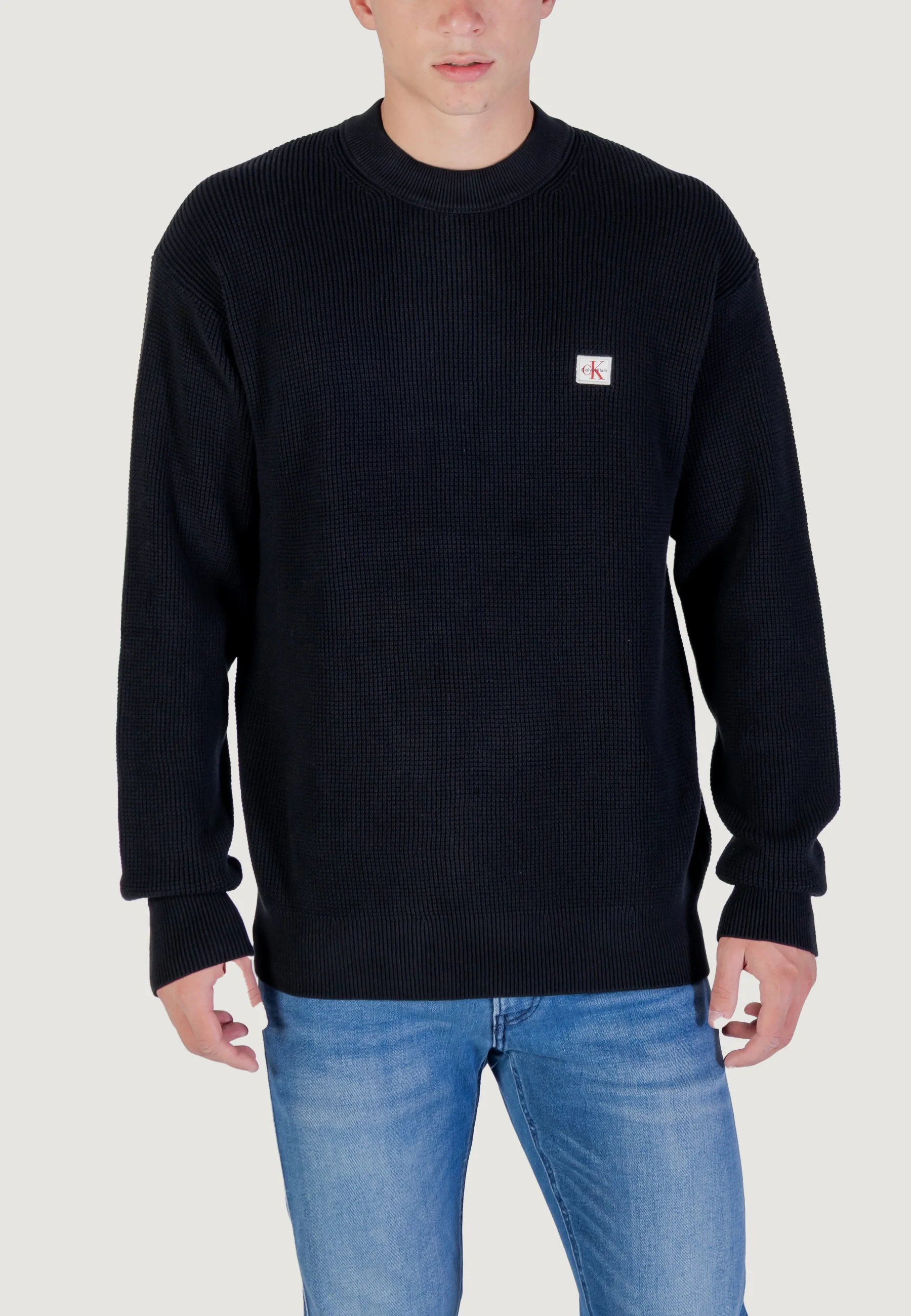 Maglione Calvin Klein Jeans LS EZ COTTON WAFFLE - Image 9