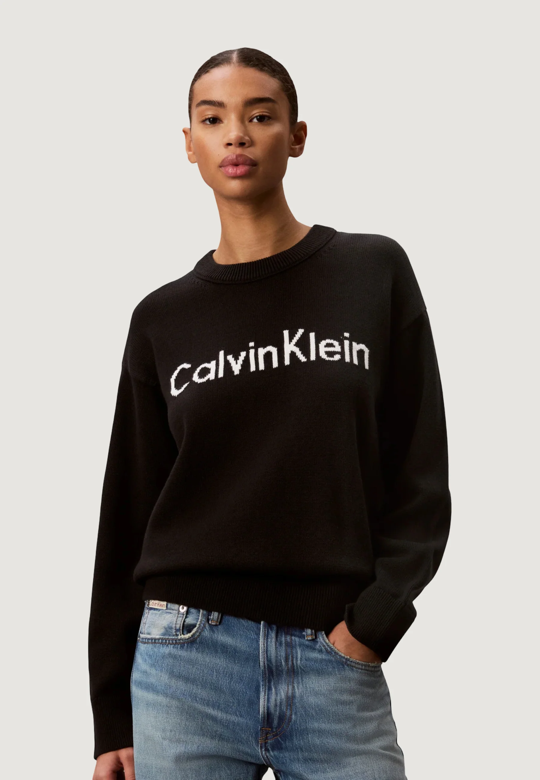 Felpa senza cappuccio Calvin Klein Jeans LV044G313G