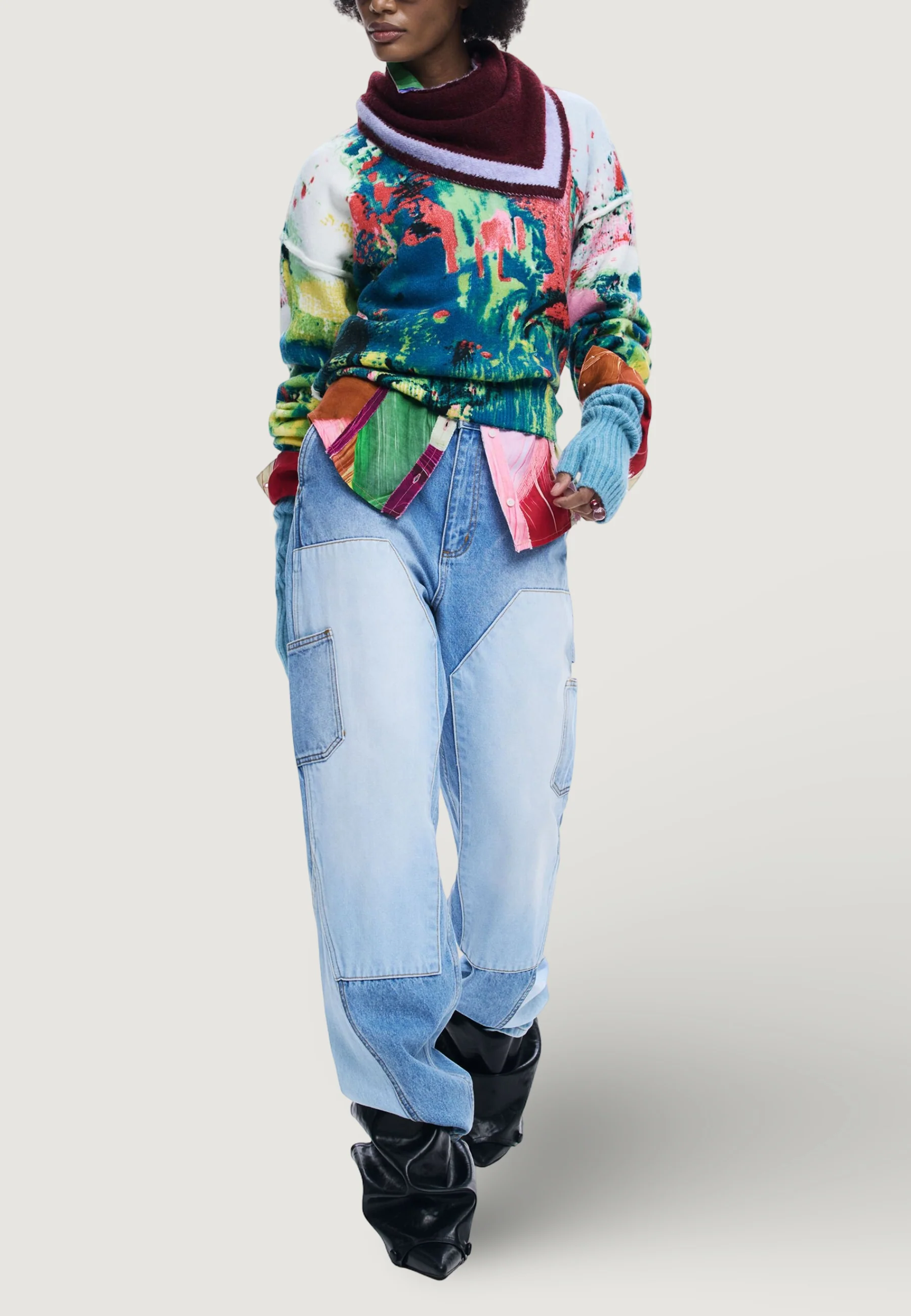 Maglione Desigual REPRIS_JERS_PINTURA - Image 2