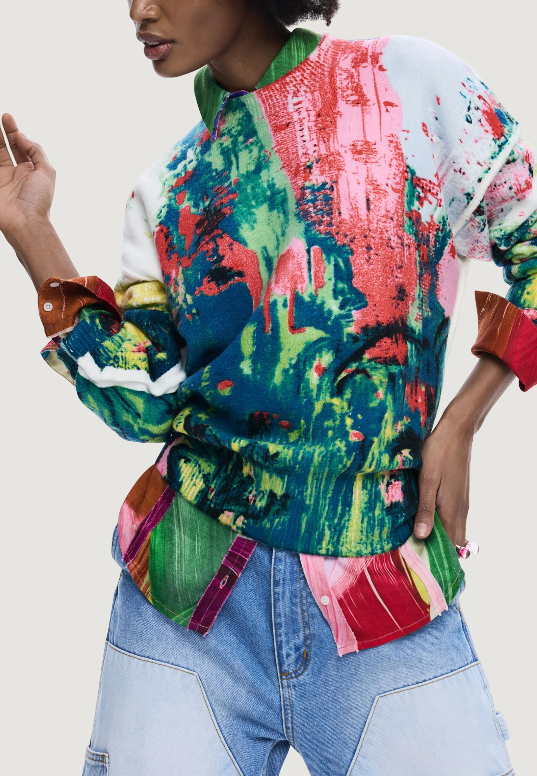 Maglione Desigual REPRIS_JERS_PINTURA - Image 3