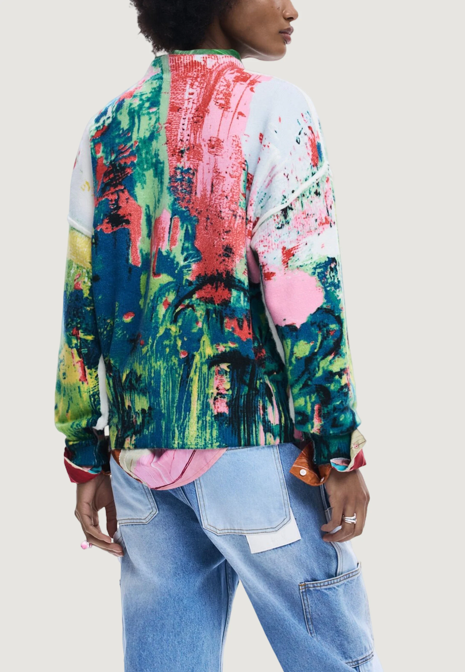 Maglione Desigual REPRIS_JERS_PINTURA - Image 4