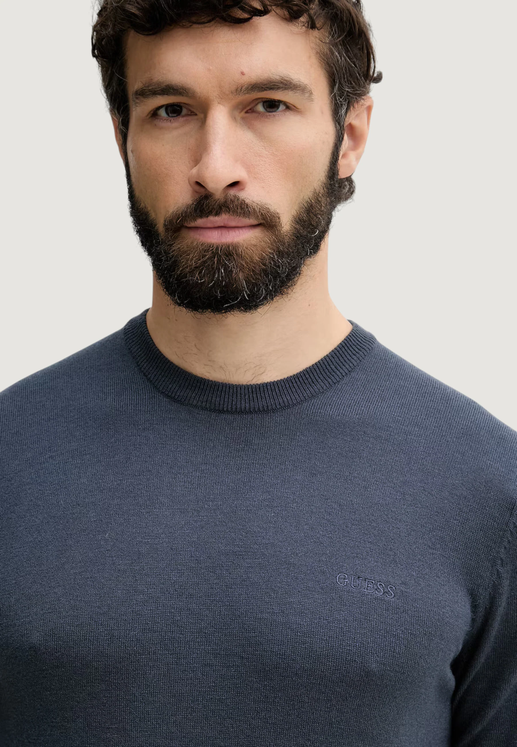 Maglione Guess MARCOS CN LS LOGO EM - Image 4