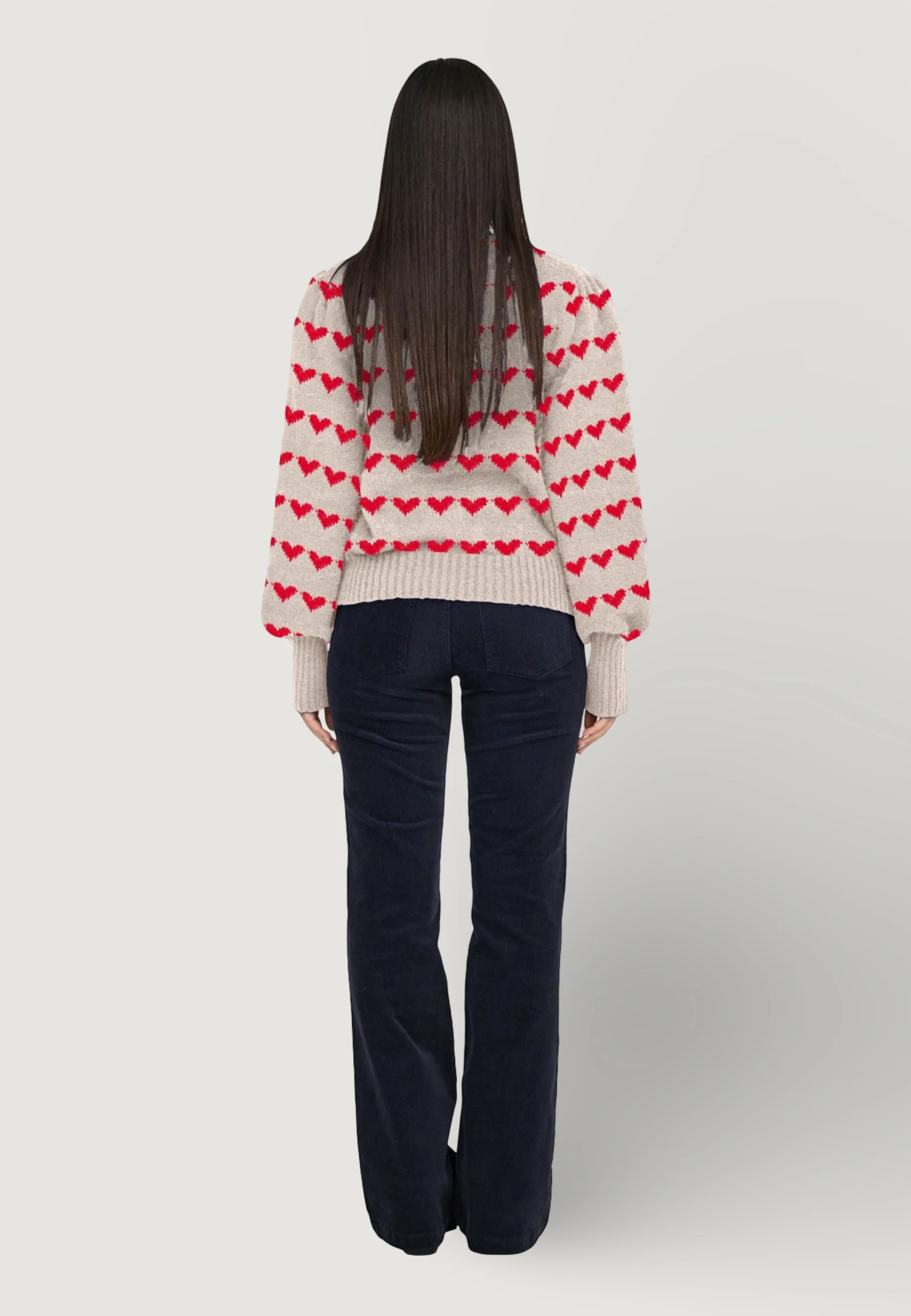 Maglione Jacqueline de Yong JDYSIGRID LIFE L/S ONECK PUFFDOT PUL KNT - Image 5