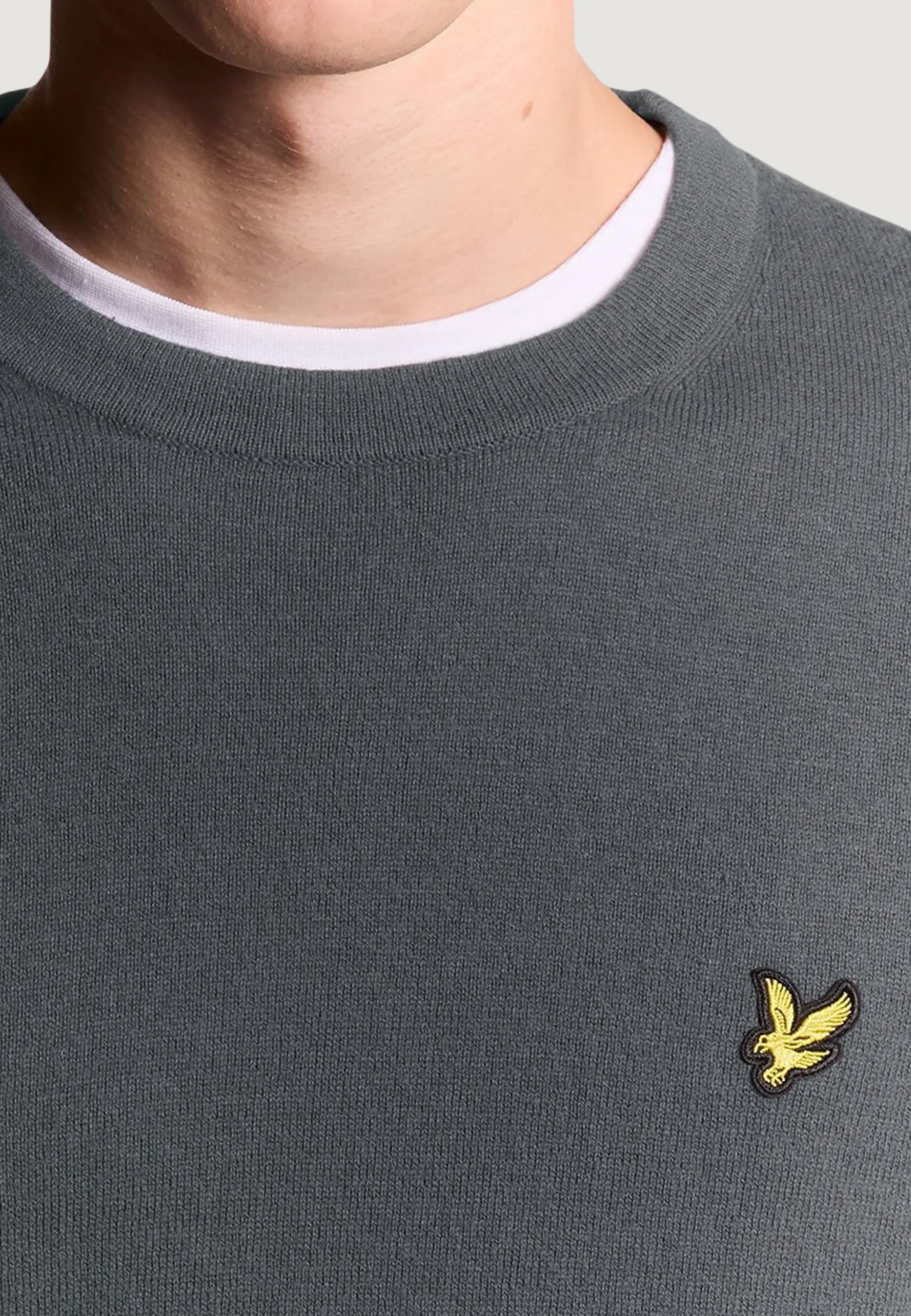 Maglione Lyle & Scott Cotton Merino Crew Neck Jumper - Image 2