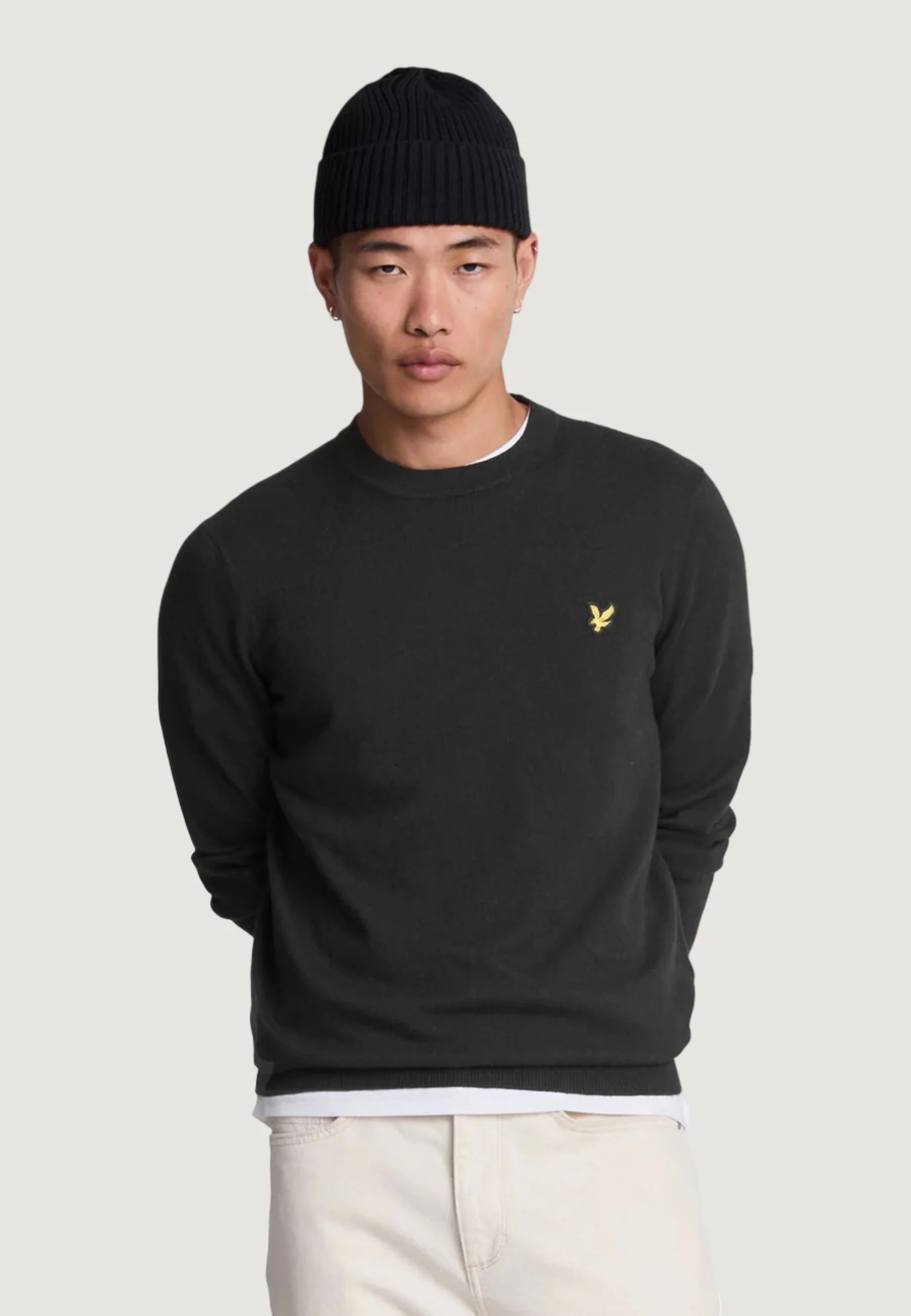 Maglione Lyle & Scott Cotton Merino Crew Neck Jumper