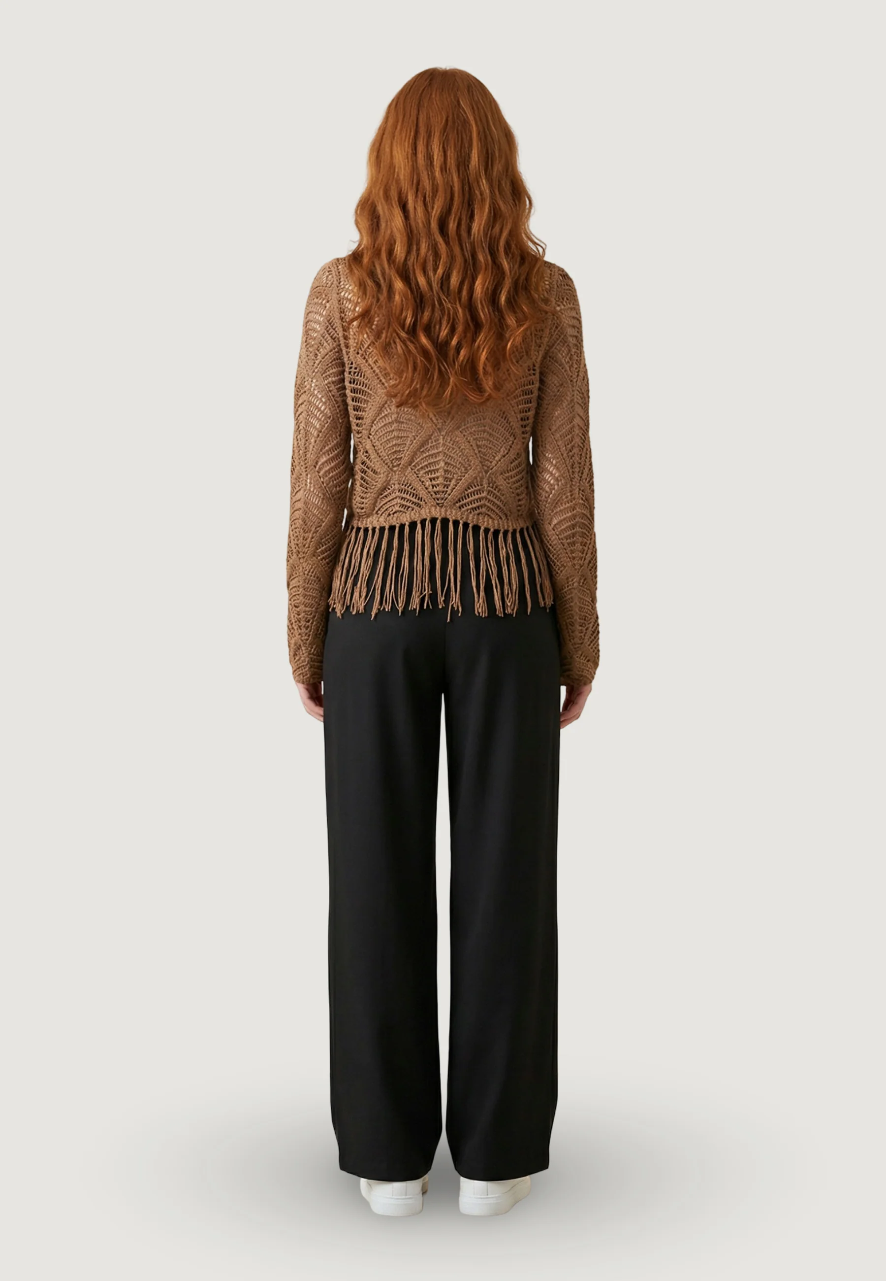 Maglione Only Onlleonie Ls Structur Fring Oneck Cc Knt - Image 3