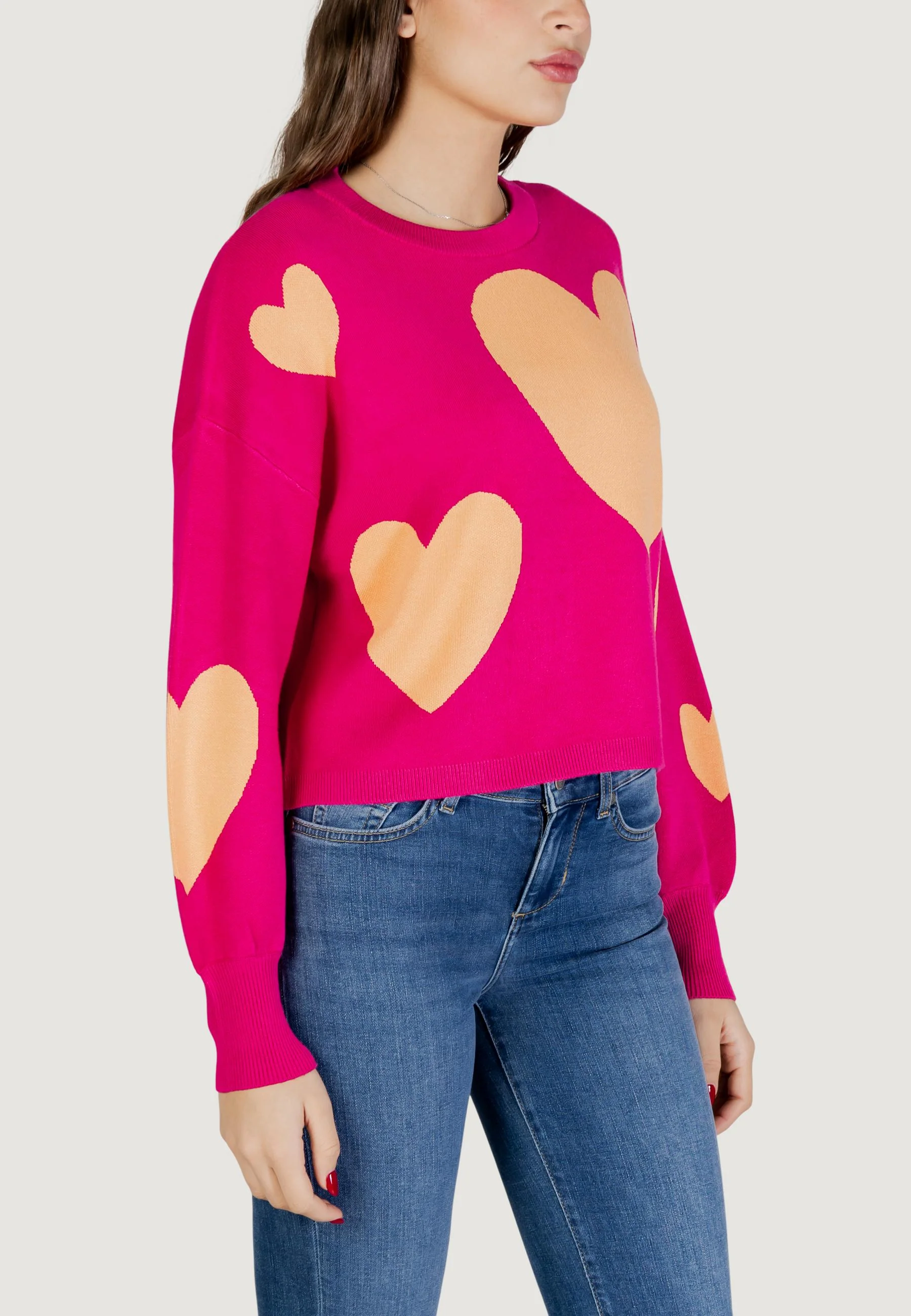 Maglione Only Onlmontana Ls Jq O-Neck Cc Knt - Image 2