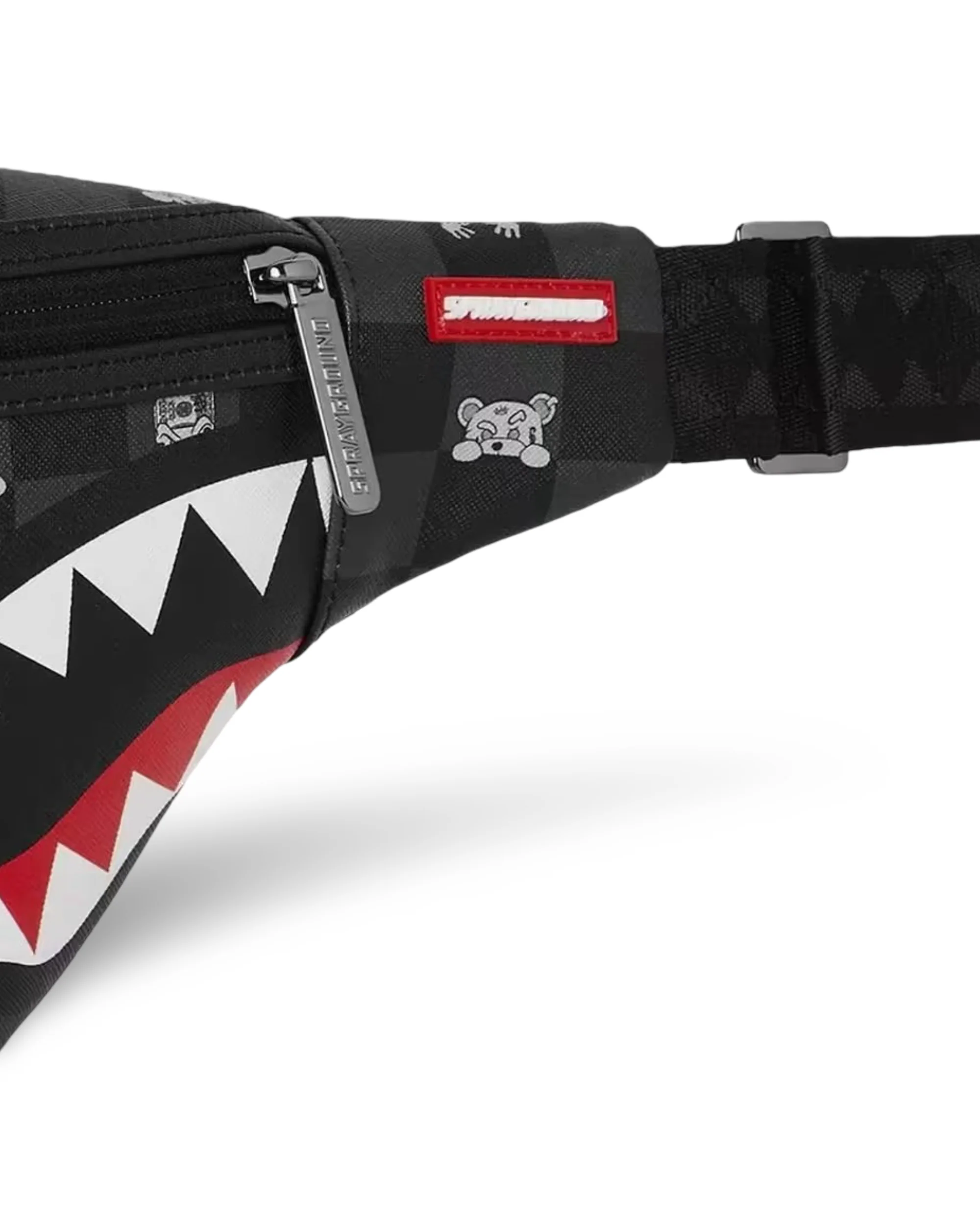 Marsupio Sprayground GRAY PEEKING CHARACTER CHECK SAVVY CROSSBODY - Image 2