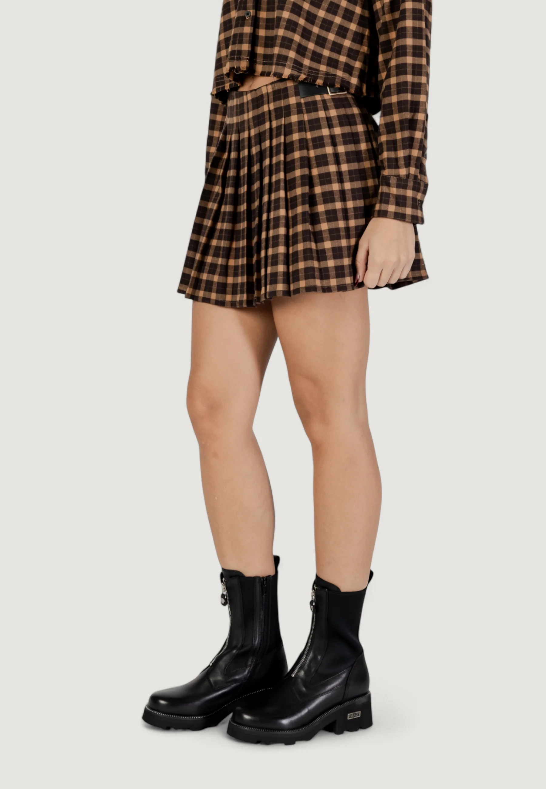Minigonna Only Onlcat Life Hw Plisse Check Skirt Pnt - Image 2