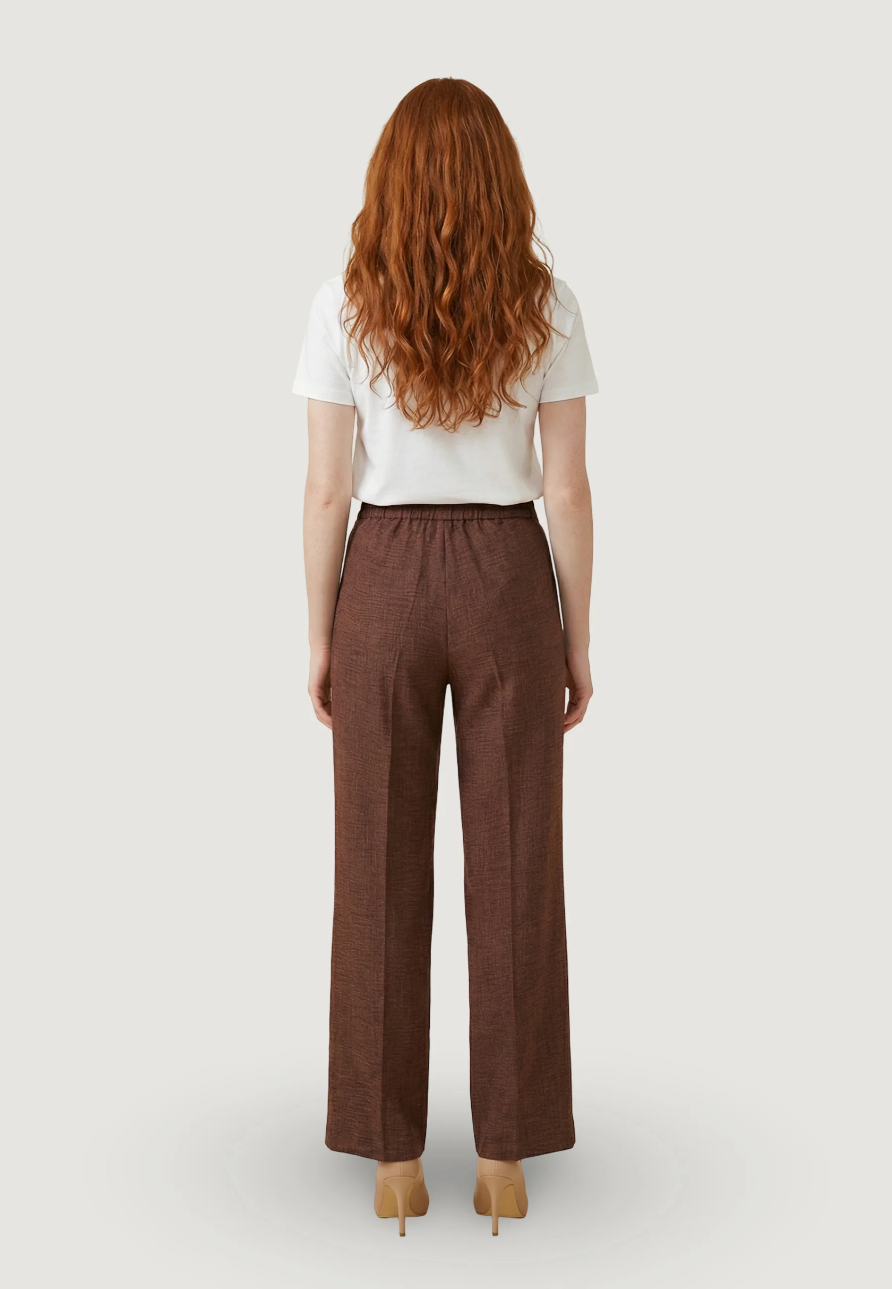 Pantaloni a palazzo Artigli DUE BOTTONI - Image 3