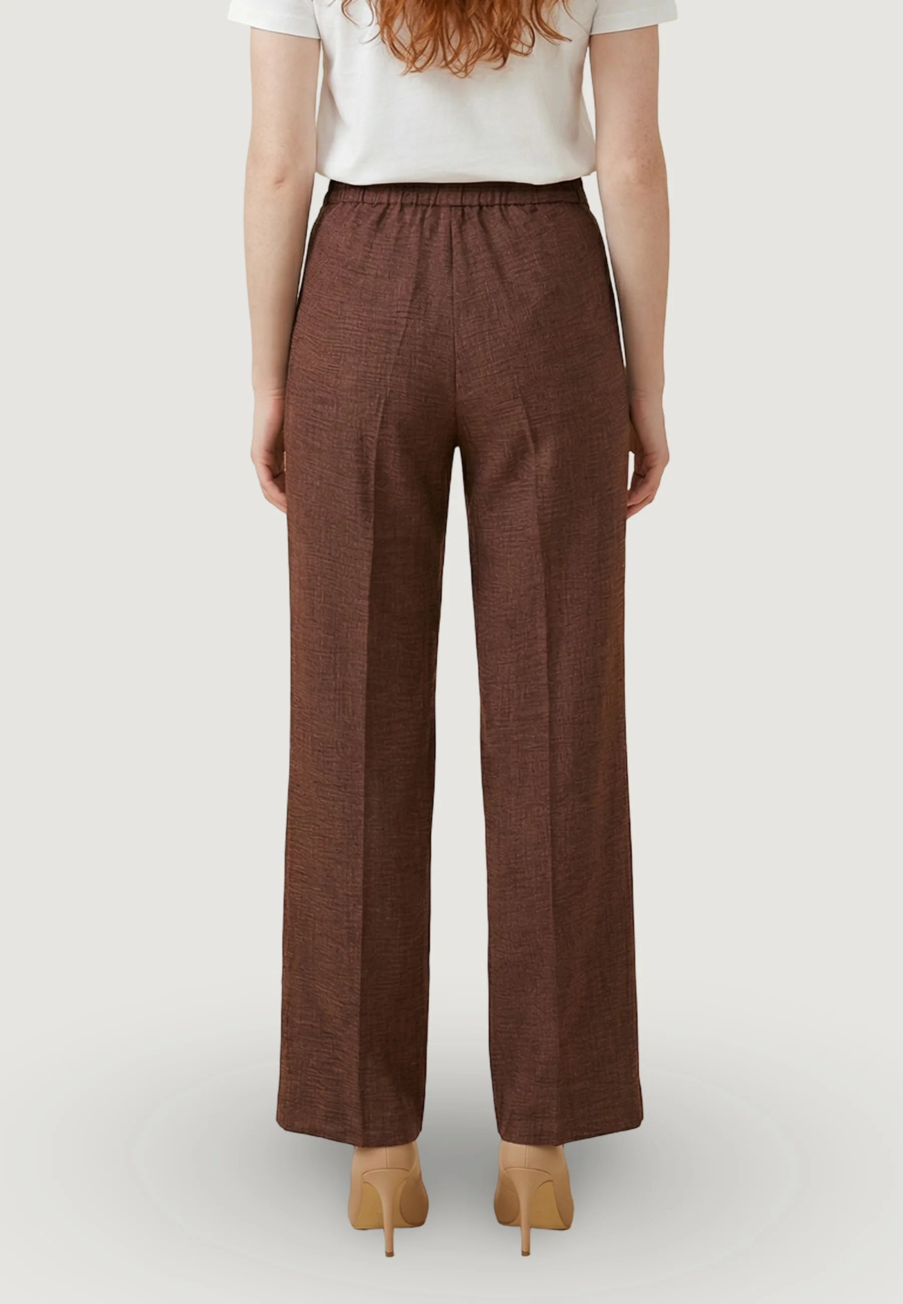 Pantaloni a palazzo Artigli DUE BOTTONI - Image 4