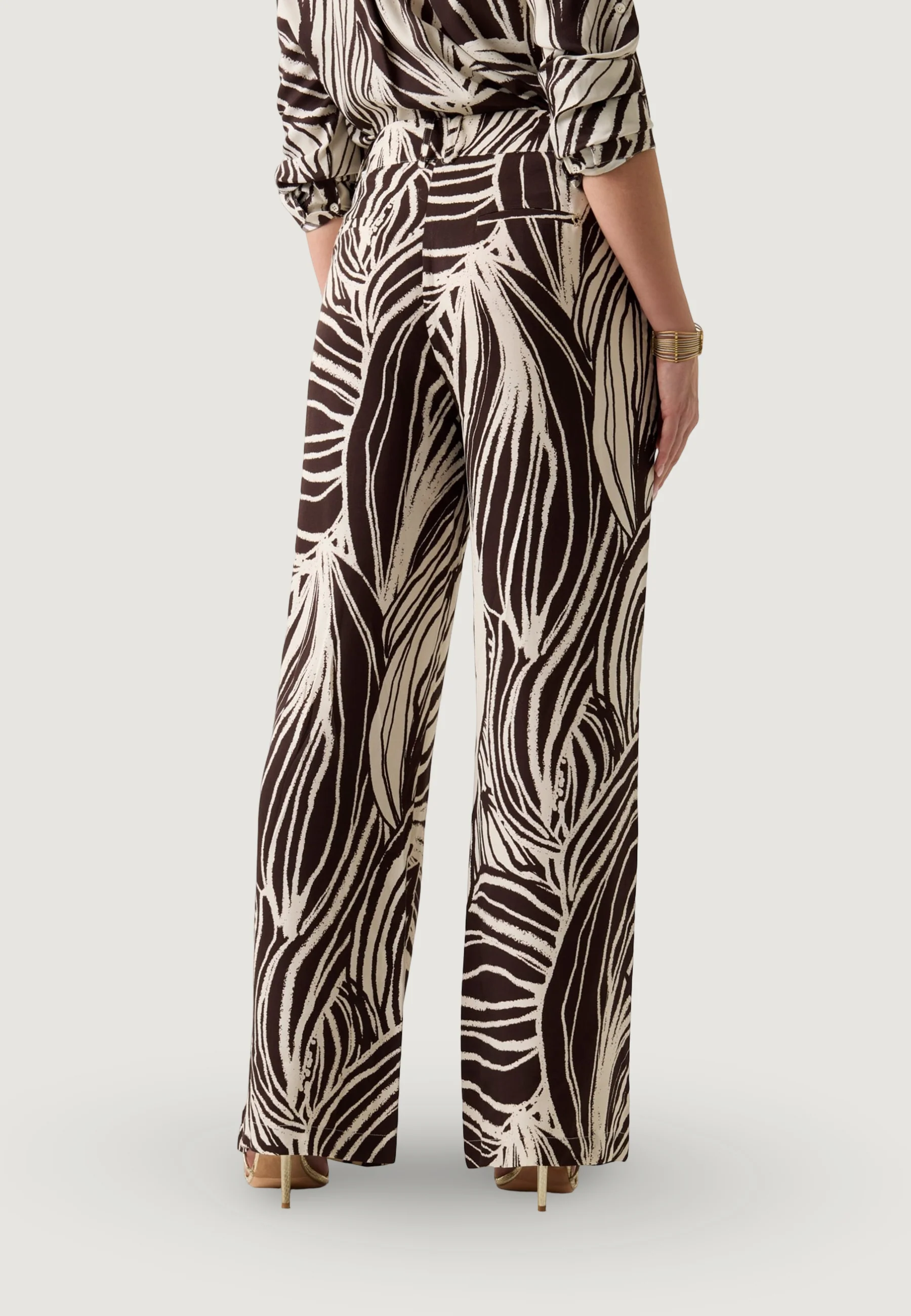 Pantaloni a palazzo Guess BASTIENNE WIDE LEG TROUSER - Image 2