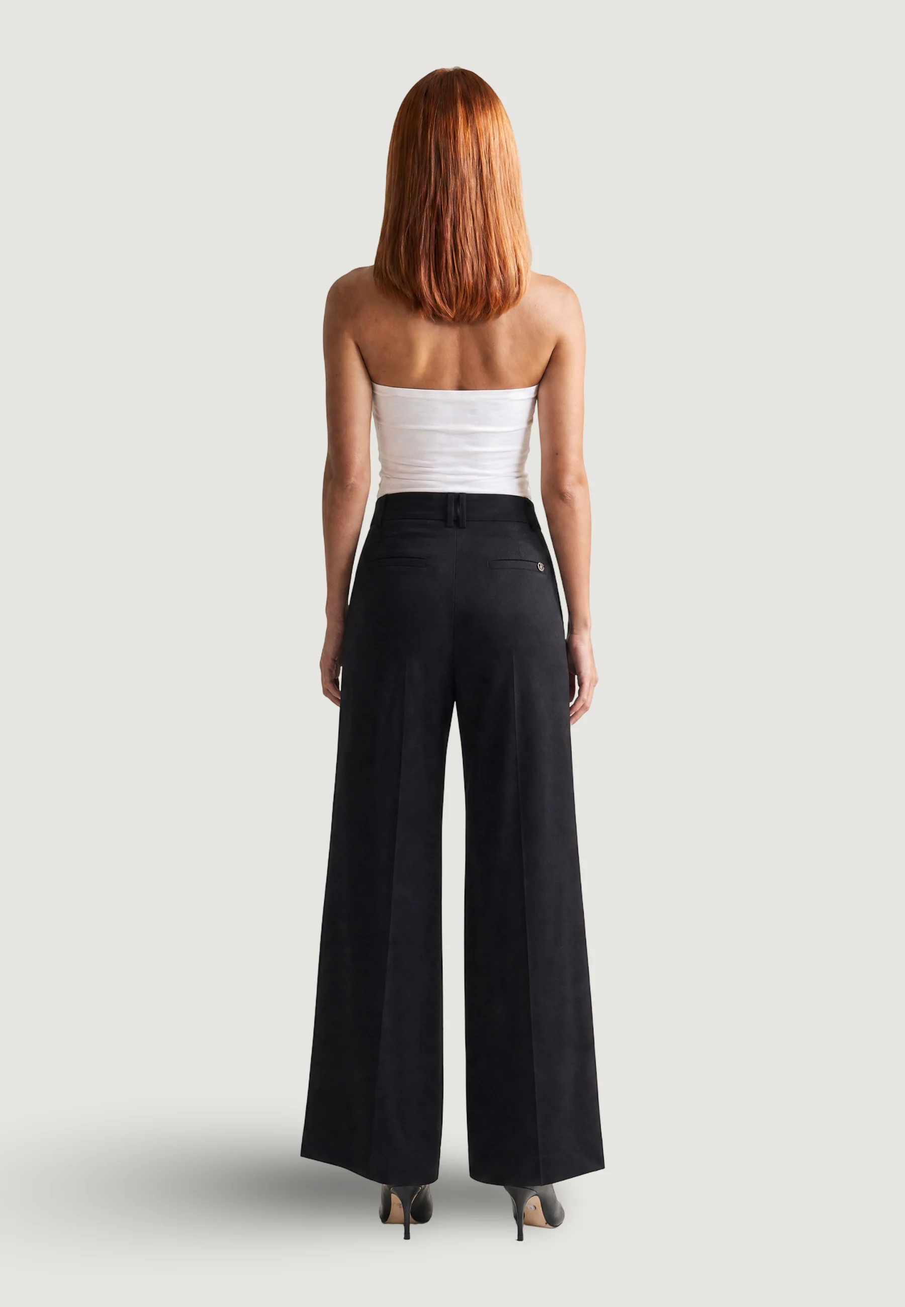 Pantaloni a palazzo Guess BASTIENNE WIDE LEG TROUSER - Image 4