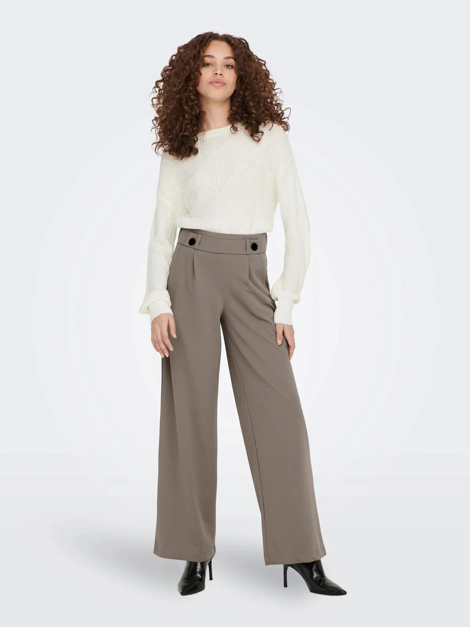 Pantaloni a palazzo Jacqueline de Yong DYGEGGO NEW LONG JRS NOOS - Image 3