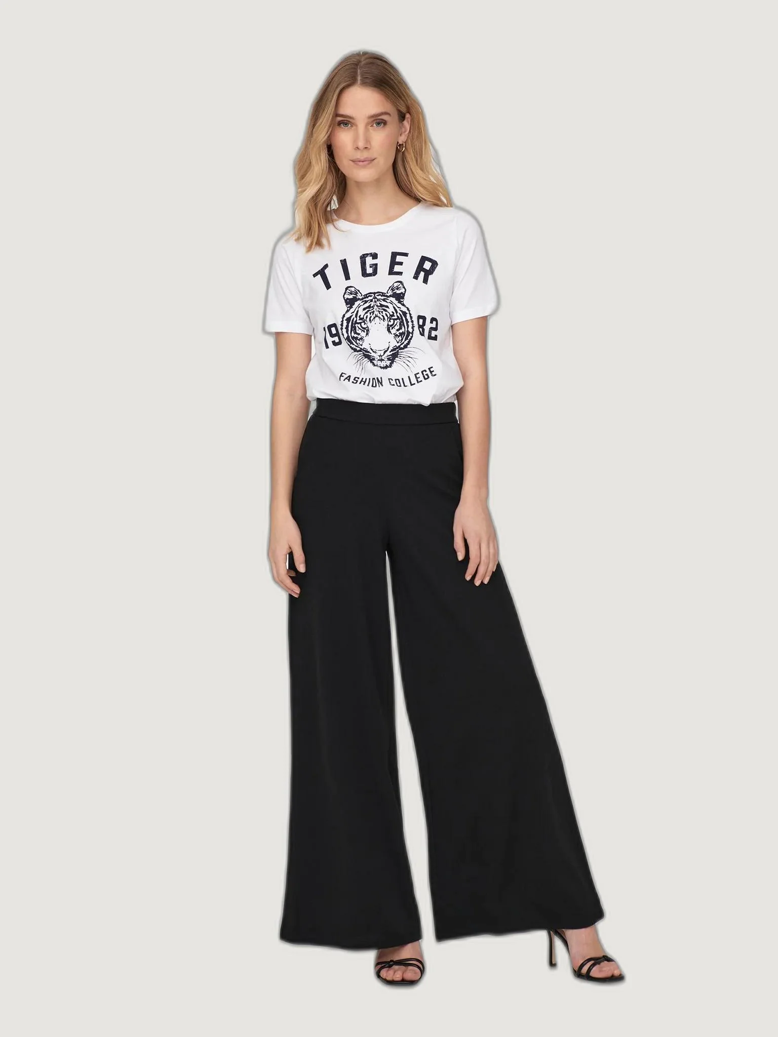 Pantaloni a palazzo Jacqueline de Yong JDYTANJA LIFE WIDE FLOWY PANT JRS NOOS - Image 4