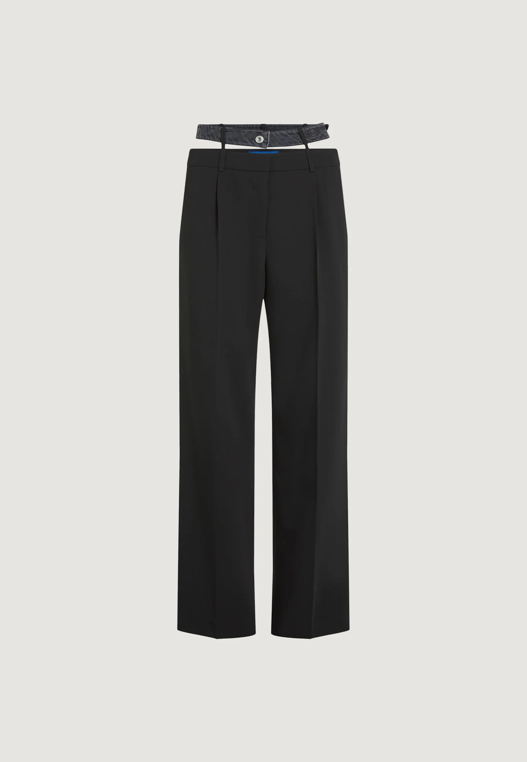 Pantaloni a palazzo Karl Lagerfeld Jeans KLJ Mixed Material Pant - Image 4