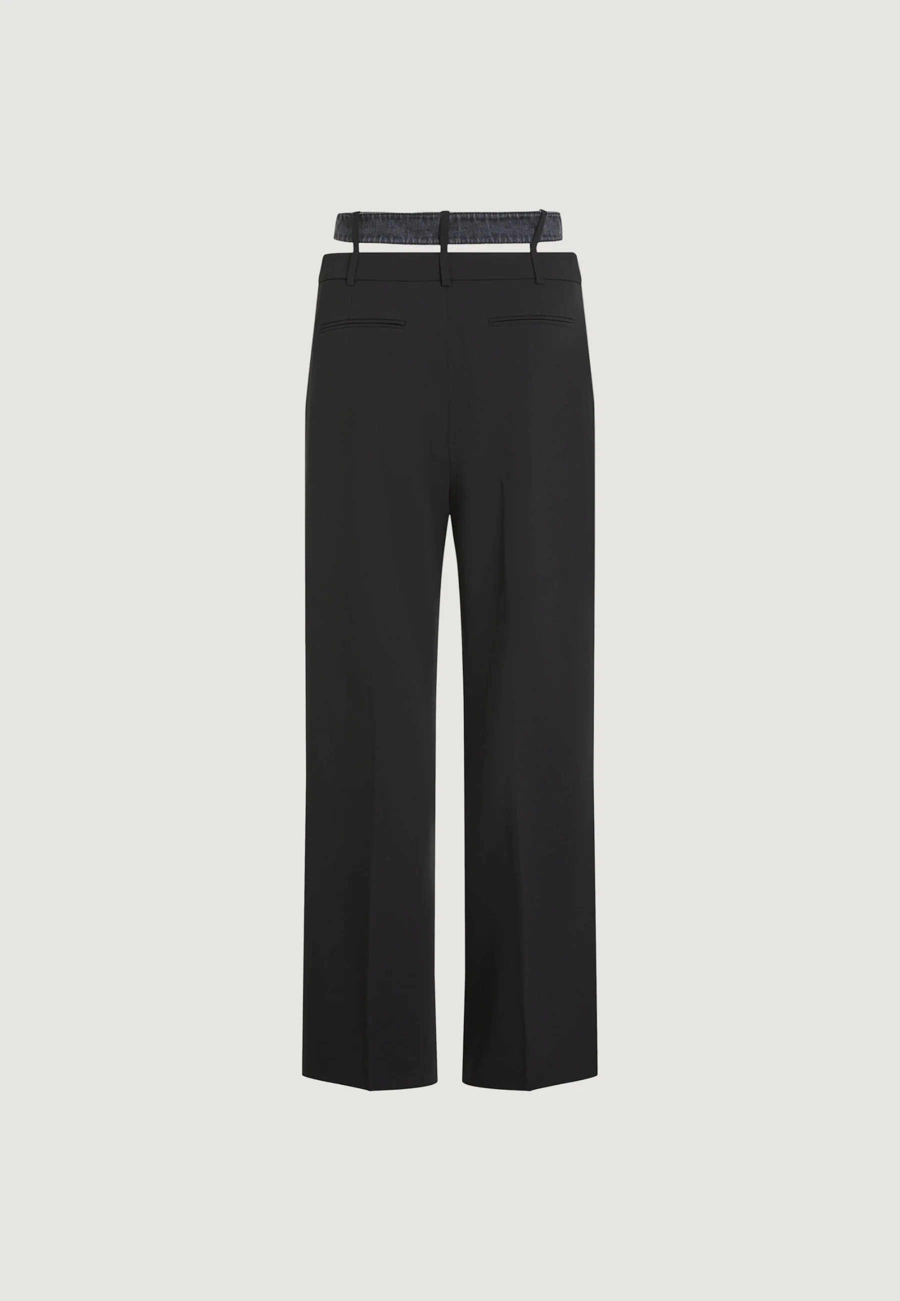 Pantaloni a palazzo Karl Lagerfeld Jeans KLJ Mixed Material Pant - Image 5