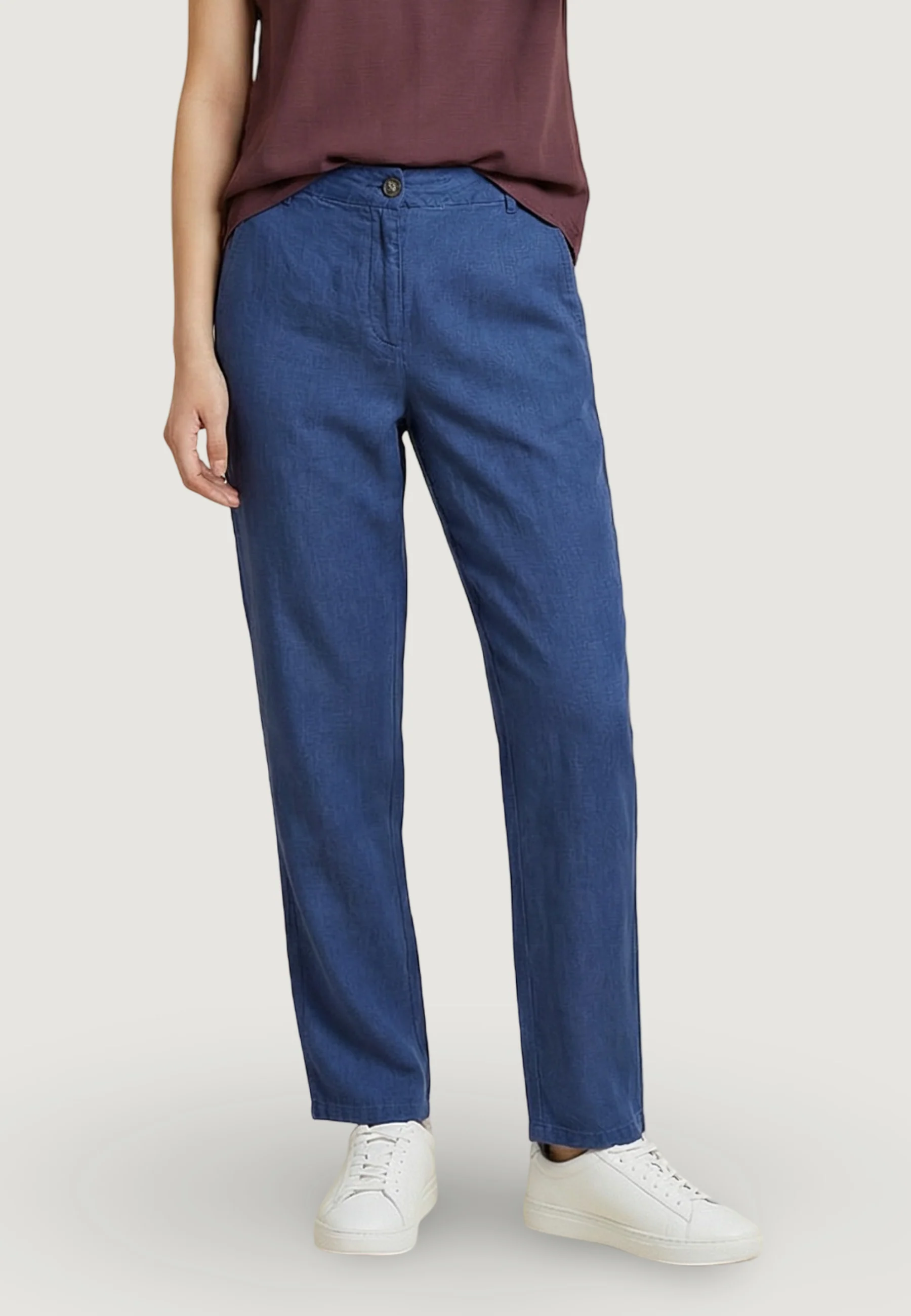 Pantaloni a palazzo Only Onlcharis Life Mw Straight Pants Wvn Cc