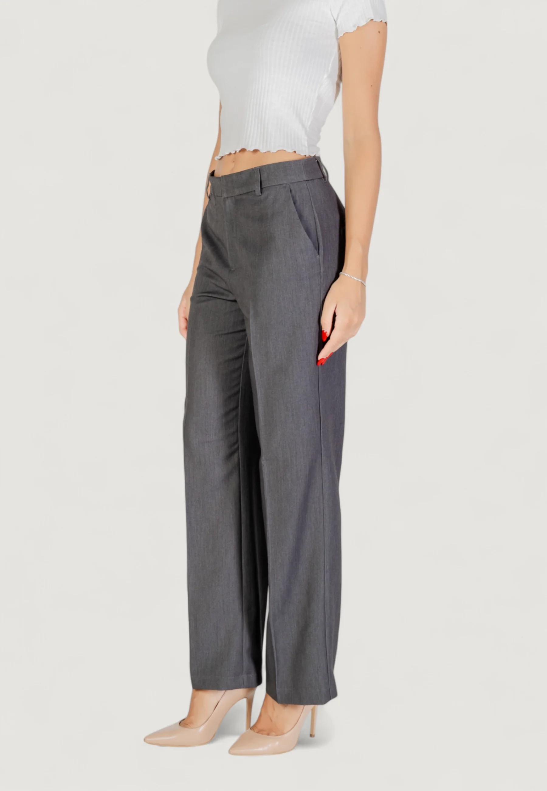 Pantaloni a palazzo Only ONLHATTIE-LANA HW W MEL PANT TLR - Image 2