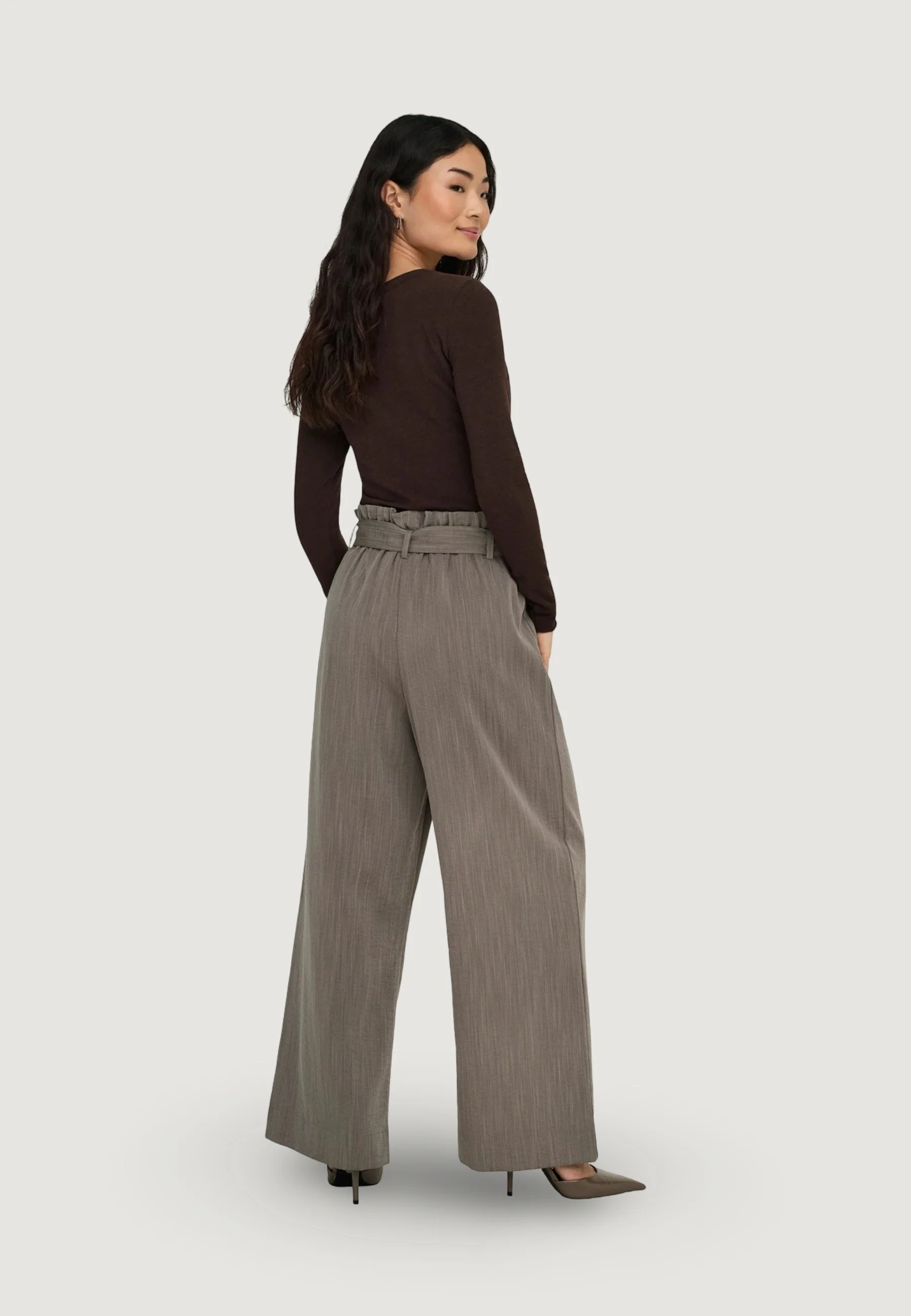 Pantaloni a palazzo Only Onlmarsa Solid Paperbag Wvn Noos - Image 2