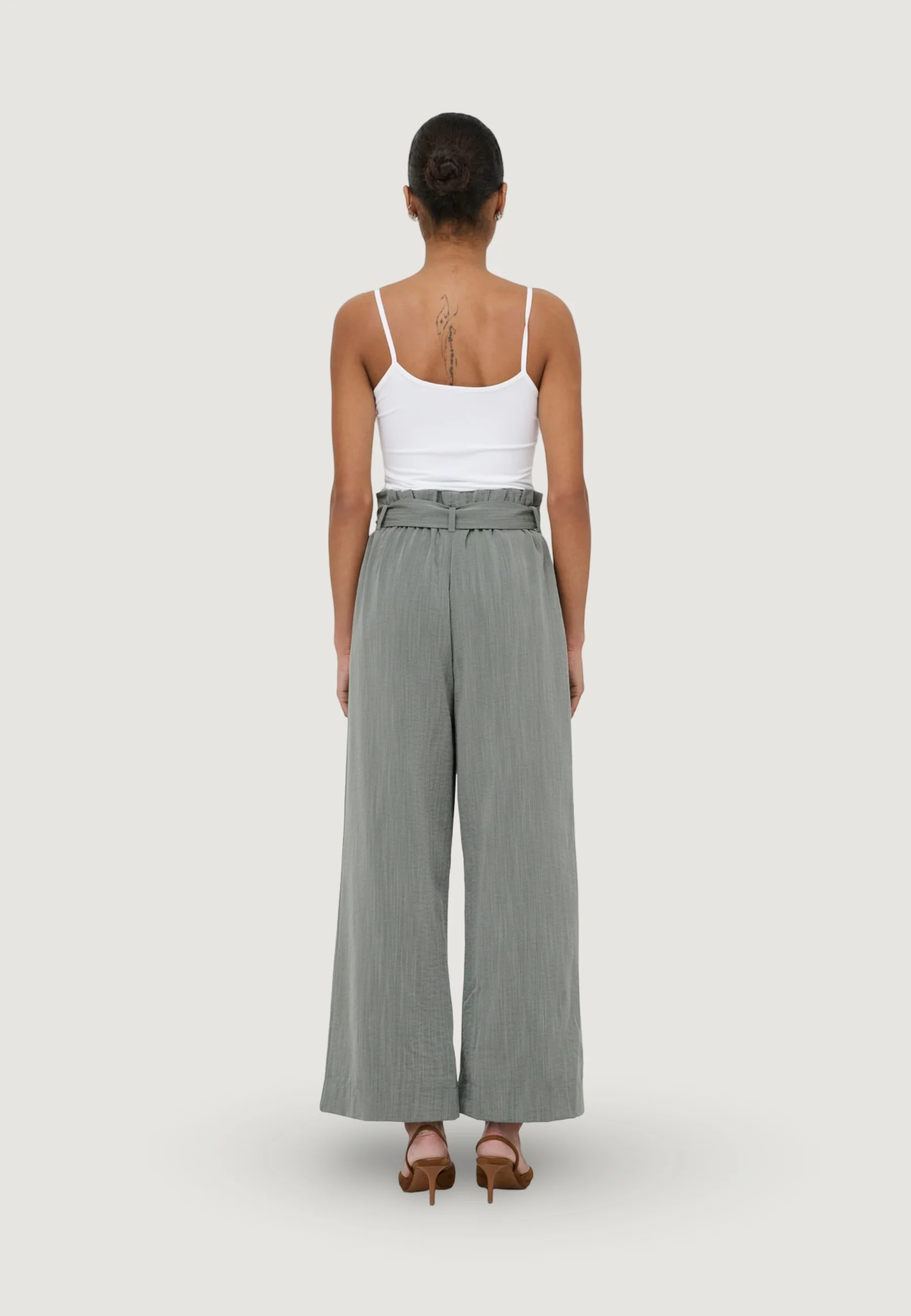 Pantaloni a palazzo Only Onlmarsa Solid Paperbag Wvn Noos - Image 2