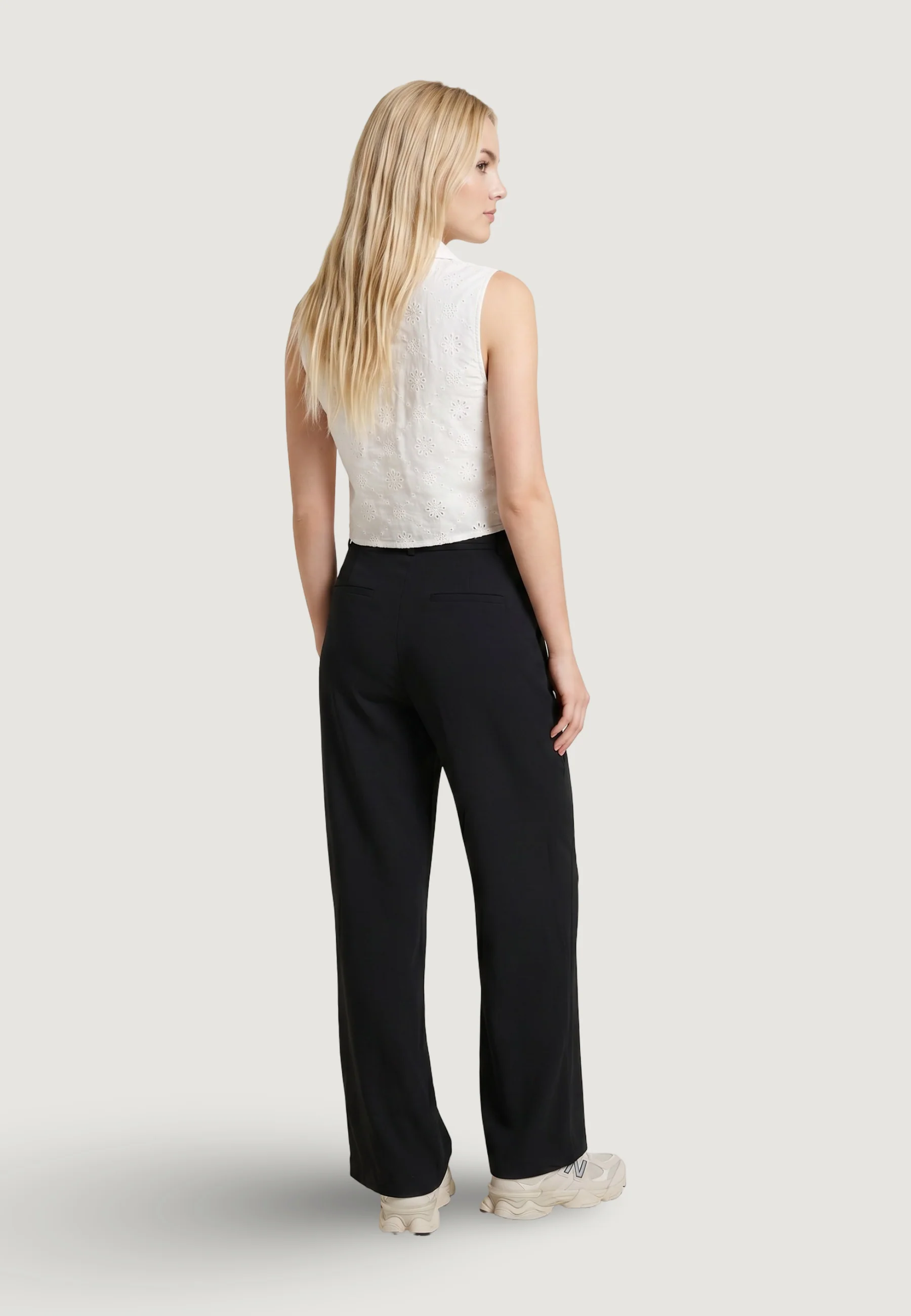 Pantaloni a palazzo Only ONLNOVA LIFE VIS PALAZZO PANT WVN - Image 5