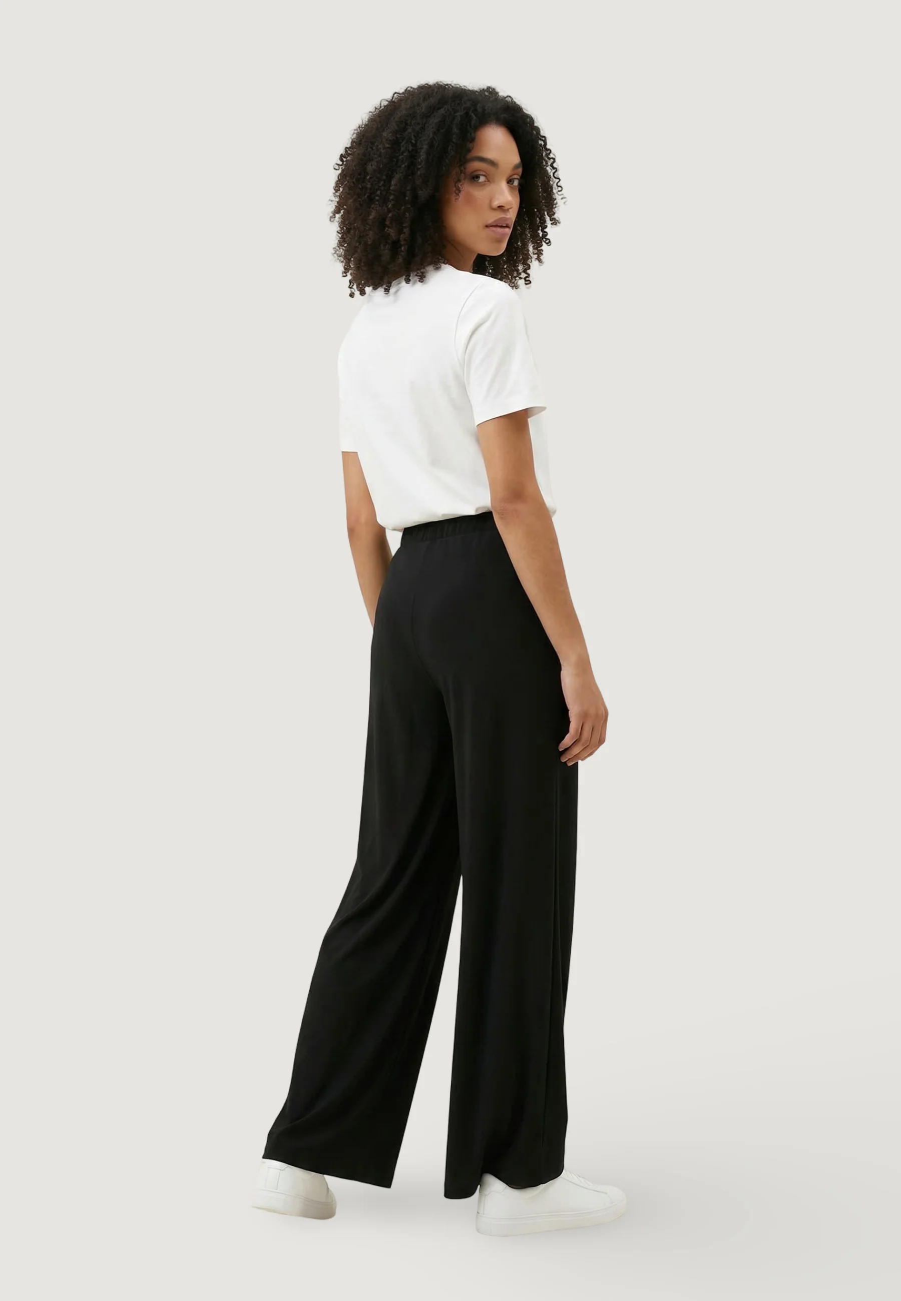 Pantaloni a palazzo Only Onlsakura Loose Pull Up Wvn - Image 3