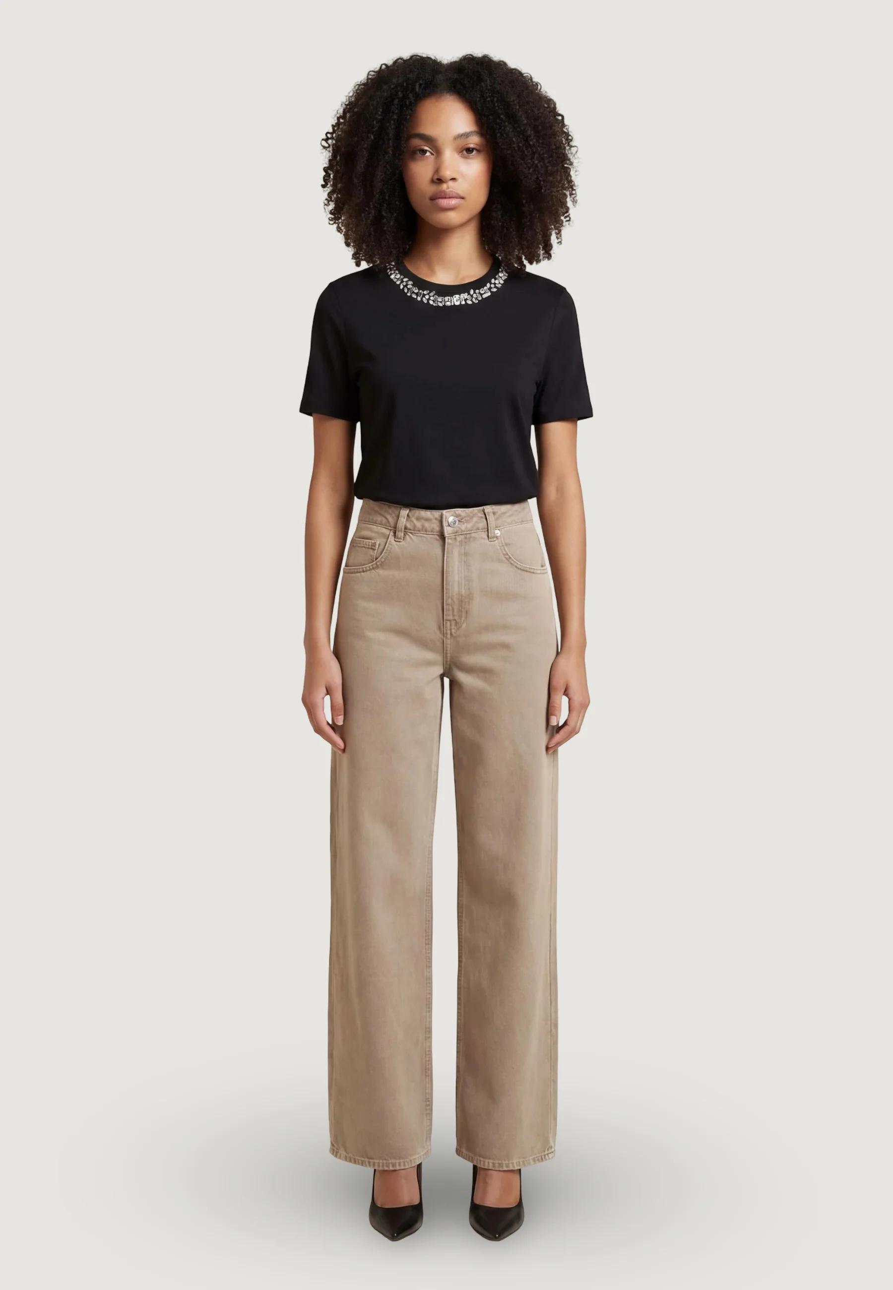 Pantaloni a palazzo Only Onltaylor-Silla Hw Barrel Pnt - Image 5