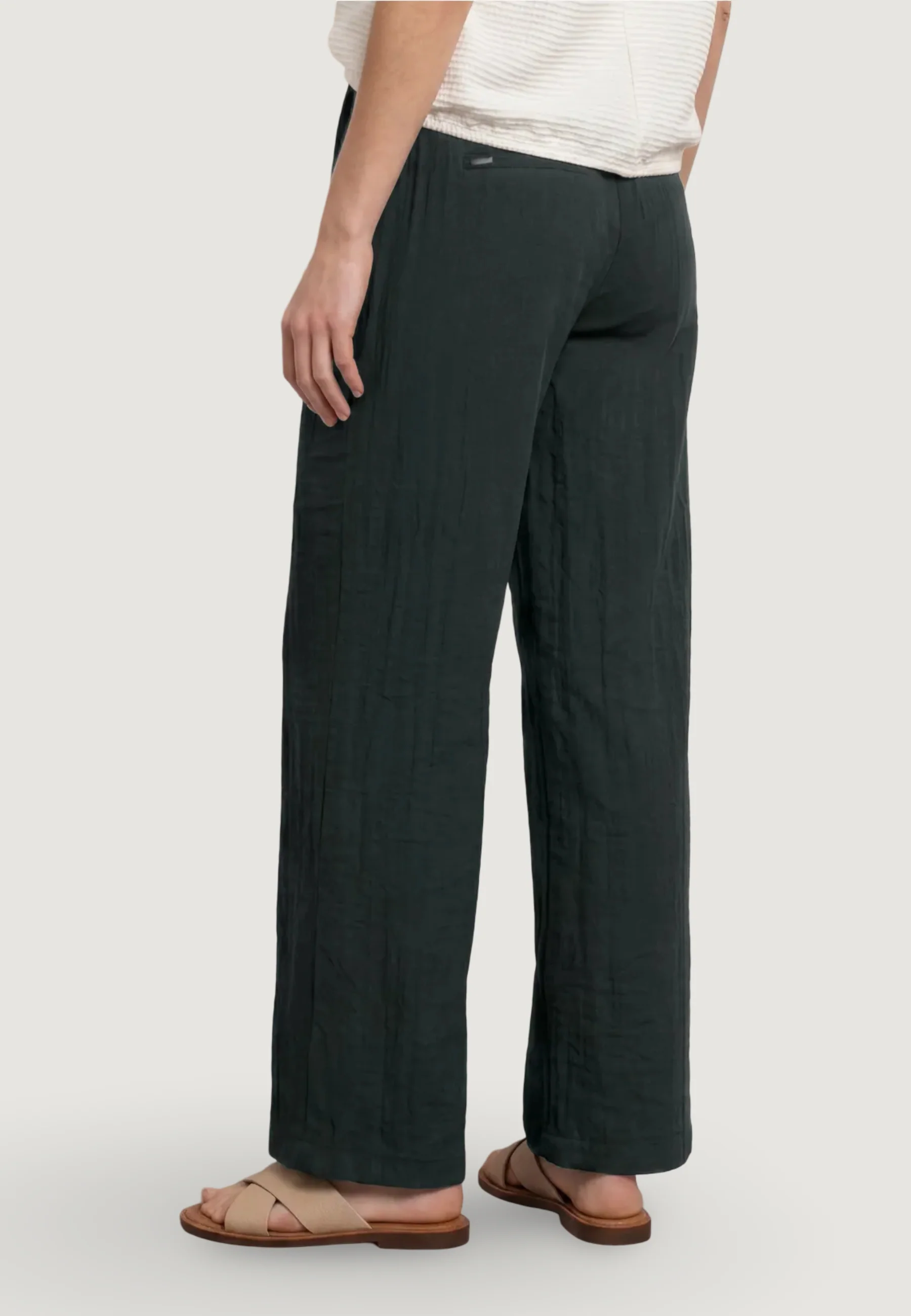 Pantaloni a palazzo Street One Wide Leg Belt Horn Buckle Solid HW - Image 5