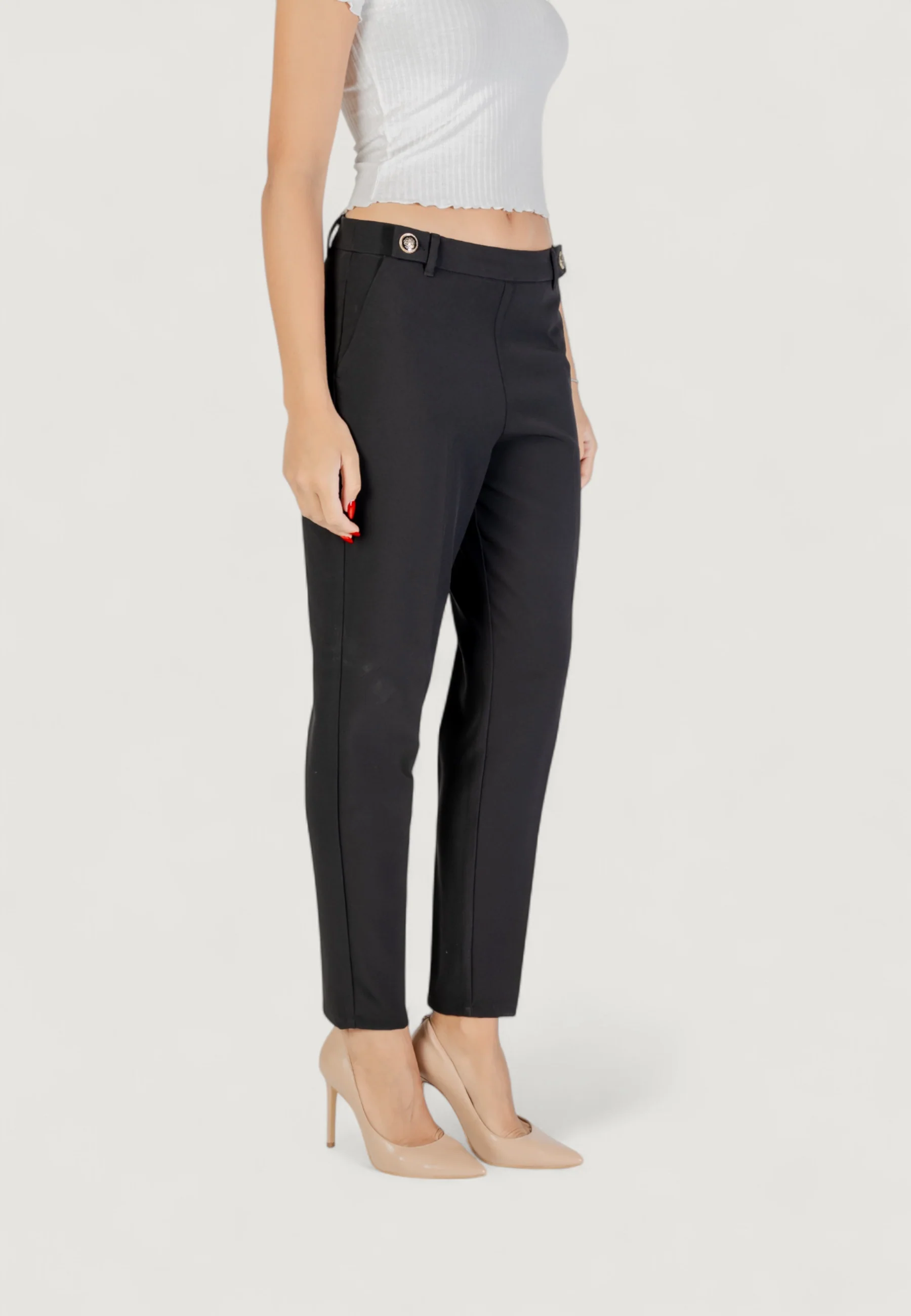 Pantaloni a sigaretta Only ONLASTRID LIFE HW ANK CIGARETTE PANT TLR - Image 3