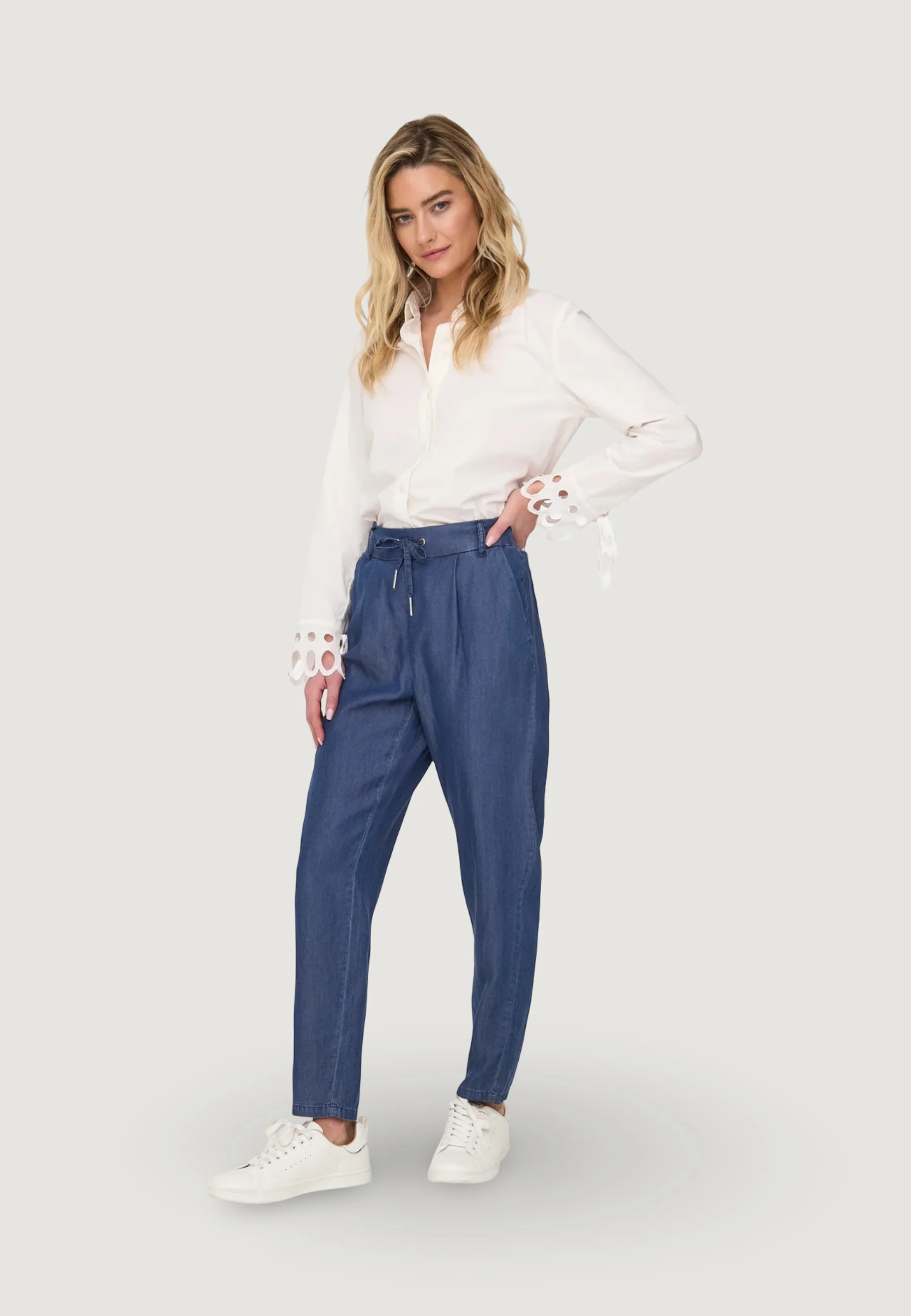 Pantaloni a sigaretta Only ONLPOPTRASH CHARIS LIFE PANT CC WVN - Image 5