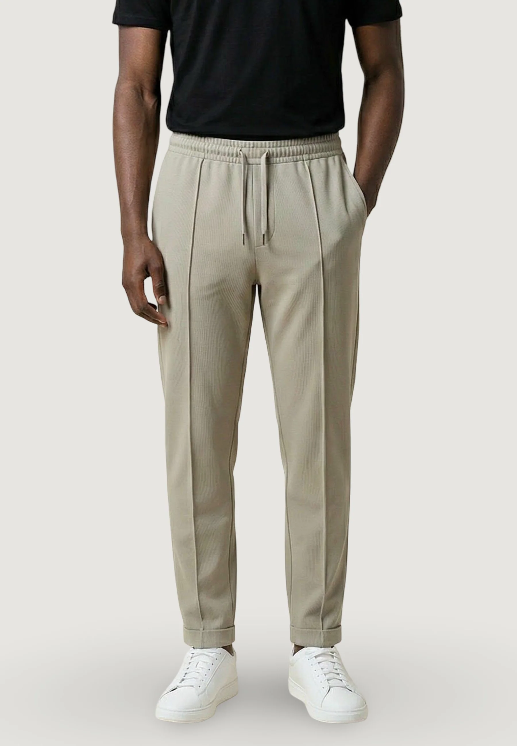 Pantaloni regular / comfort Antony Morato CODY REGULAR FIT WITH LOGOED METAL BADGE