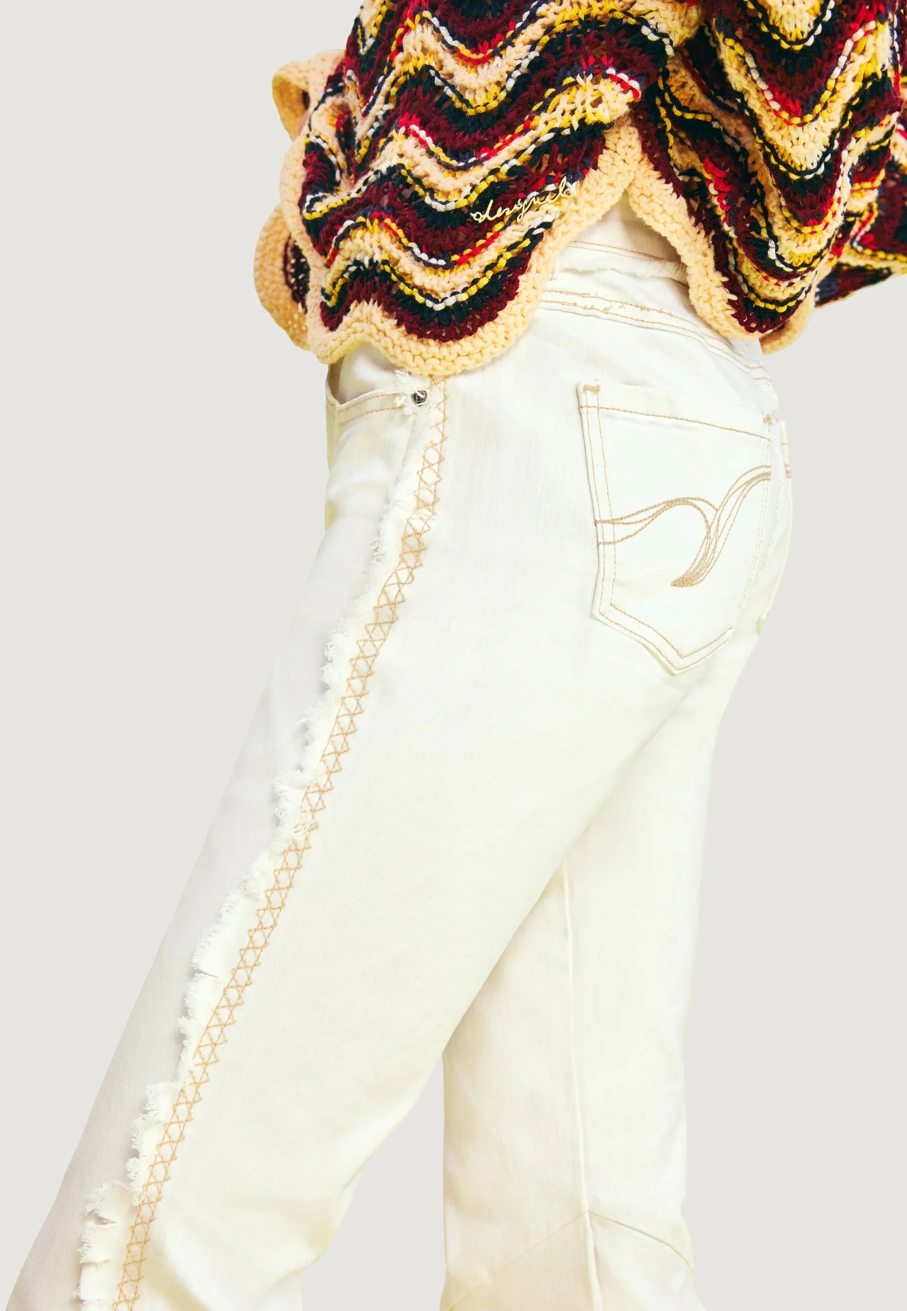 Pantaloni bootcut Desigual FAIRON - Image 4