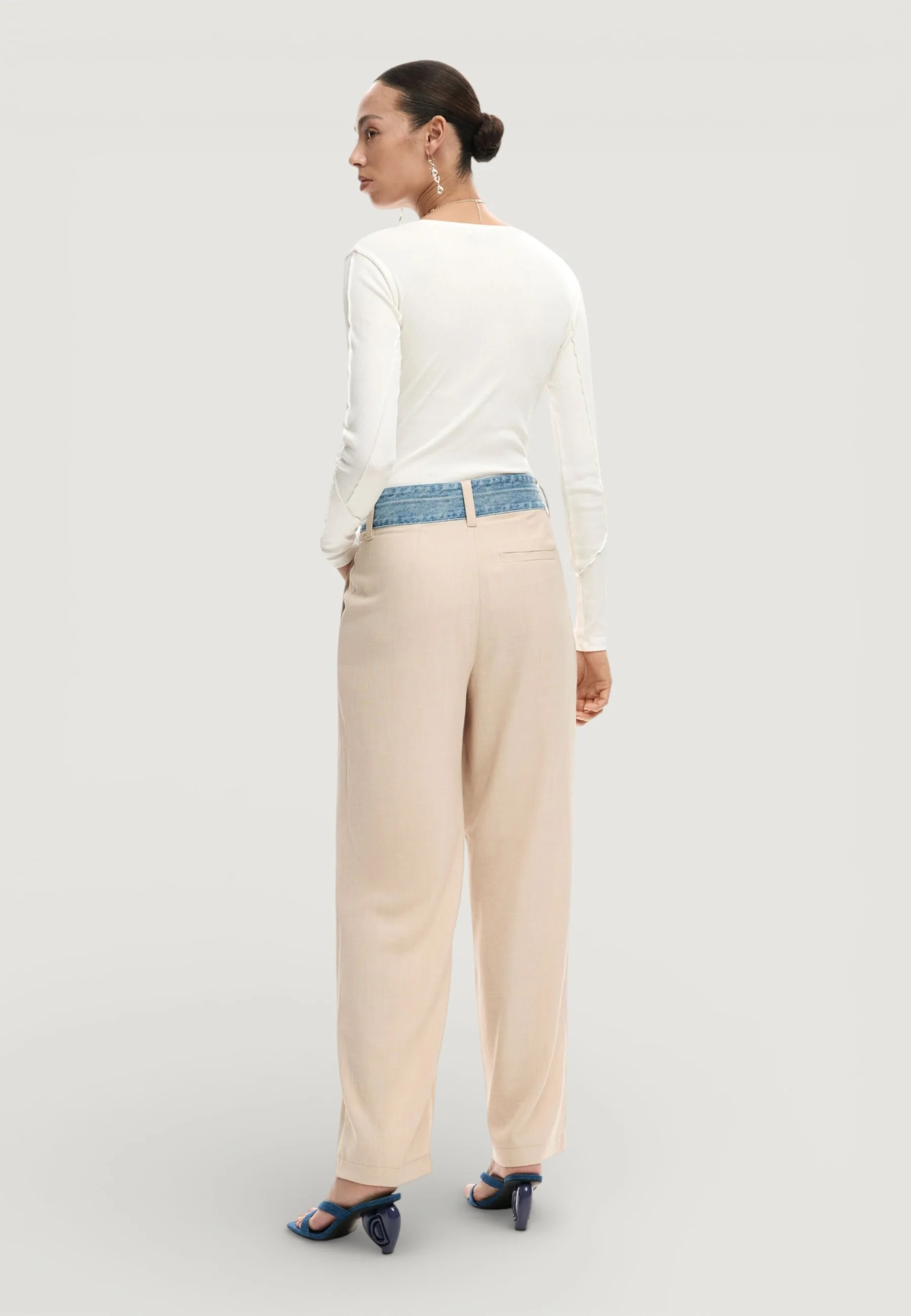 Pantaloni bootcut Desigual PANT_ISIS - Image 2