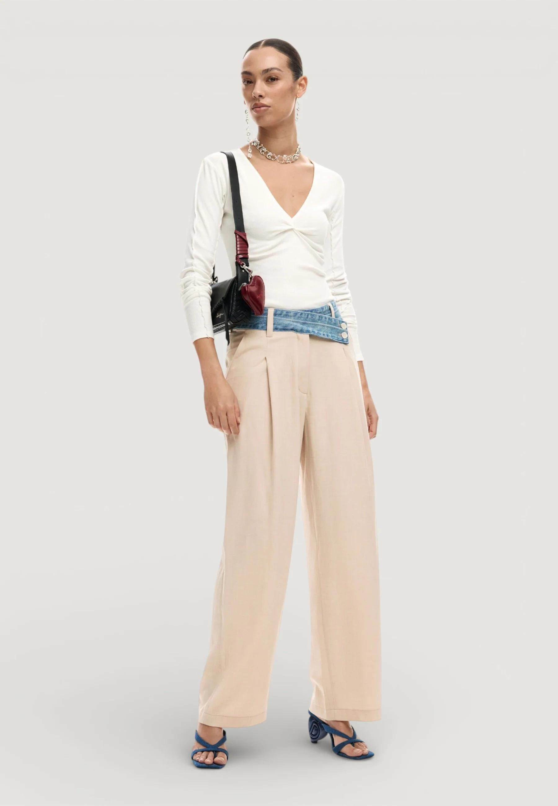 Pantaloni bootcut Desigual PANT_ISIS - Image 4