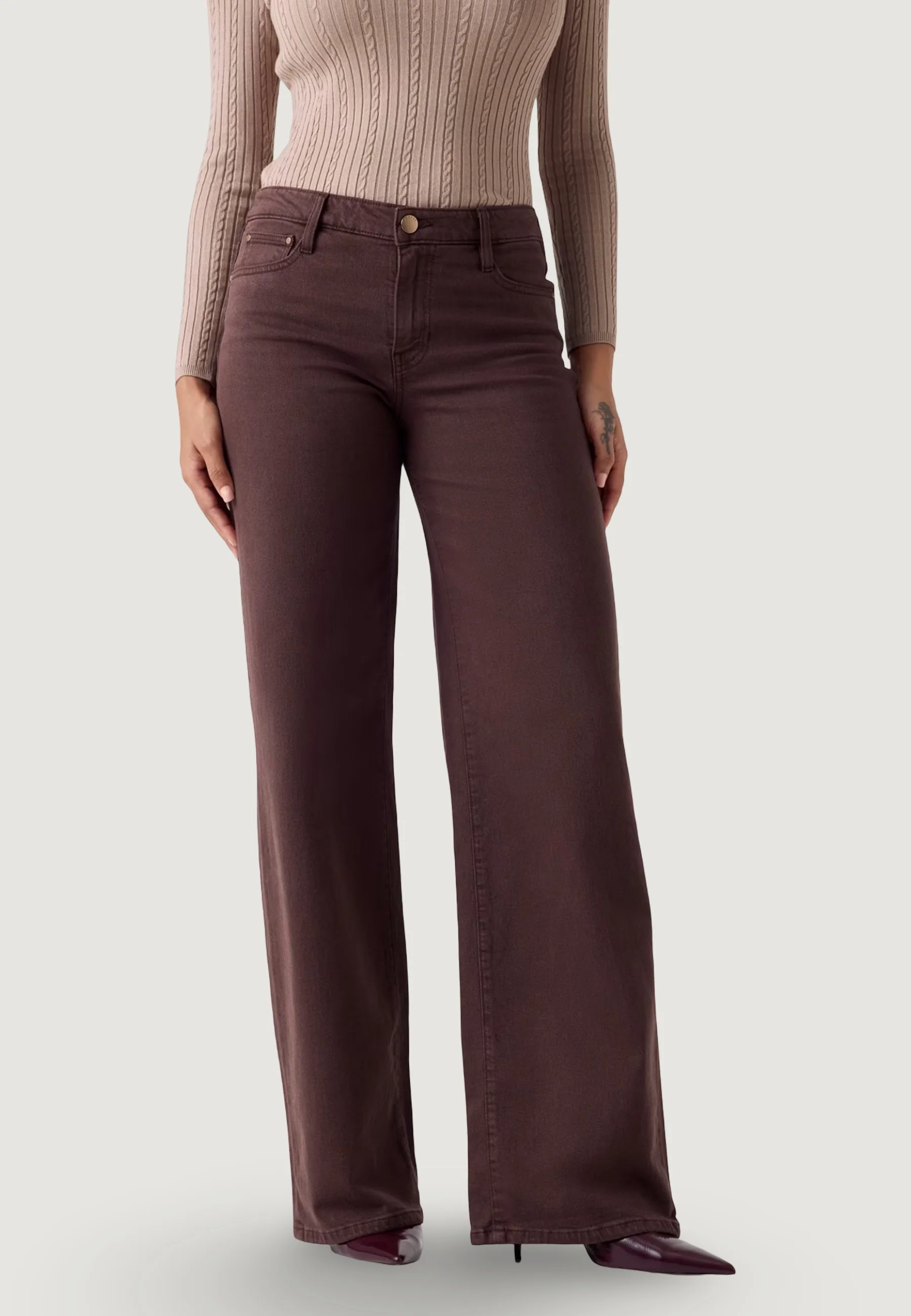 Pantaloni bootcut Guess SEXY PALAZZO - Image 3