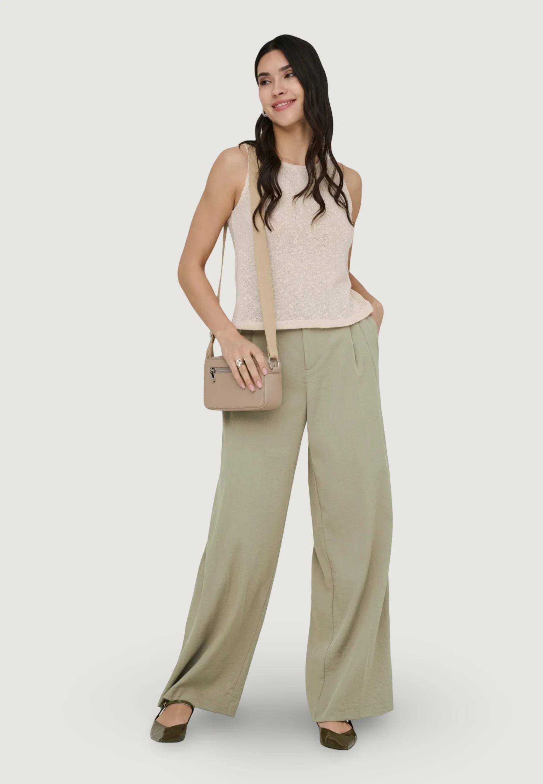 Pantaloni bootcut Jacqueline de Yong Jdyriver Hw Wide Pant Tlr - Image 5
