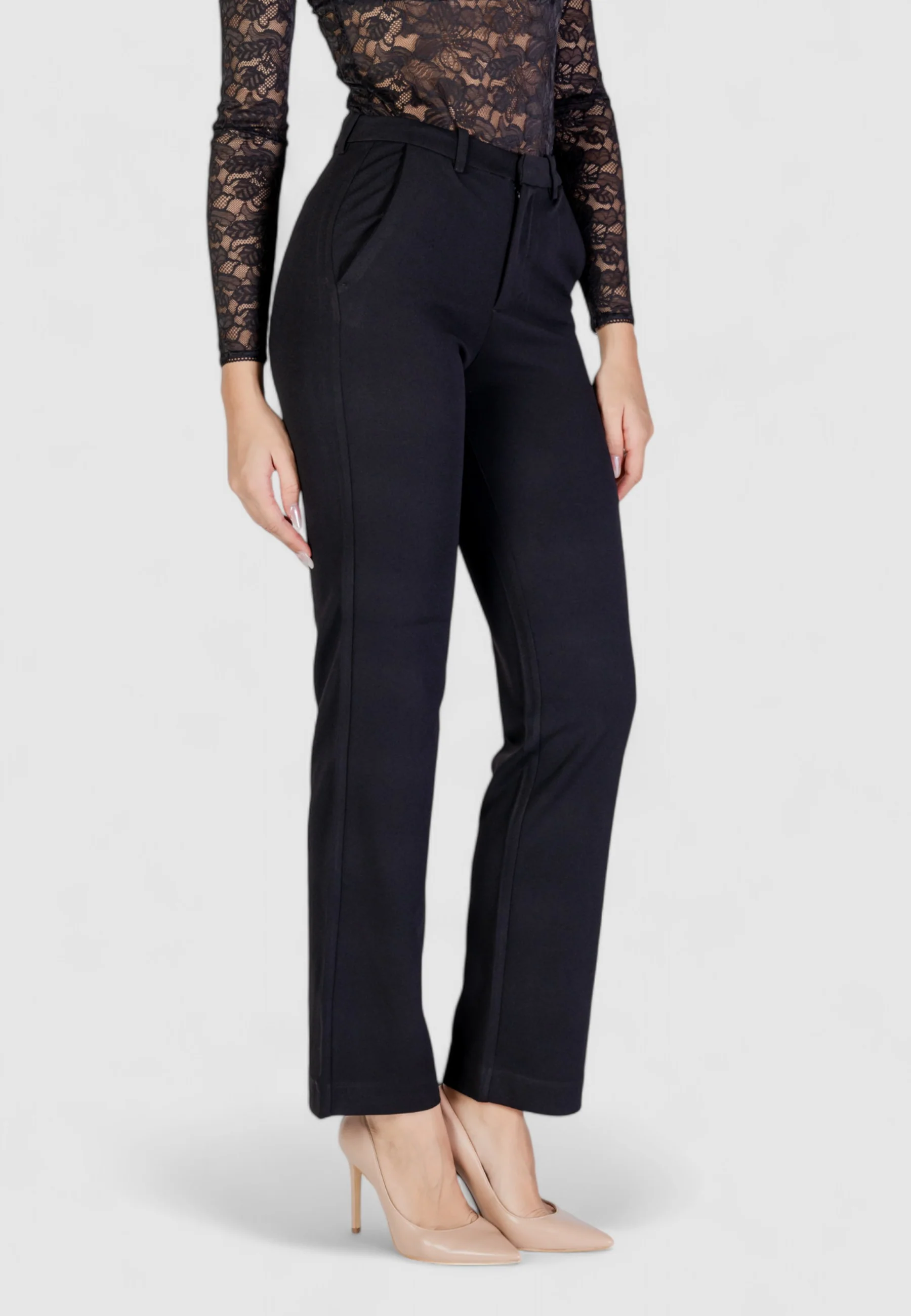 Pantaloni bootcut Only ONLRAFFY-YO LIFE MID STR TLR NOOS - Image 3