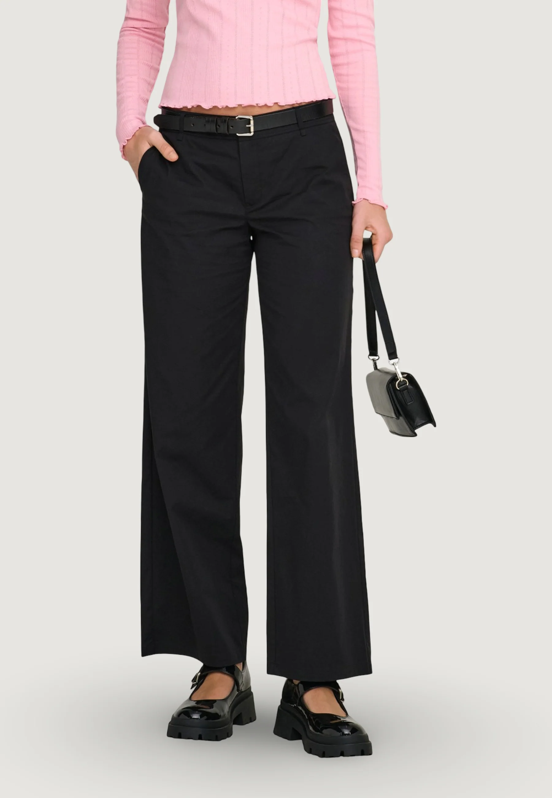 Pantaloni bootcut Only Onltanny Lw Wide Chino Cc Pnt
