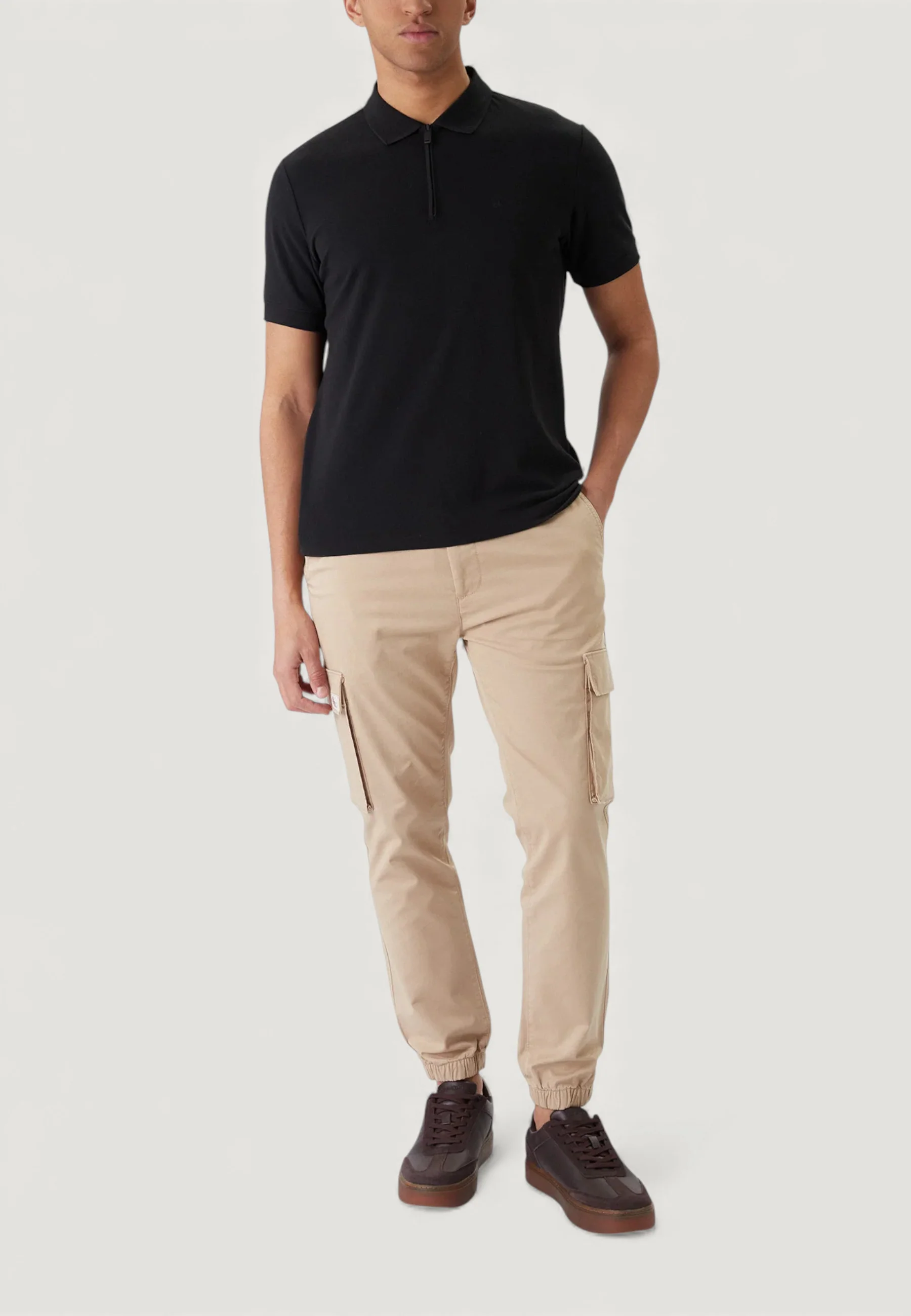 Pantaloni regular / comfort Calvin Klein Jeans SKINNY ELASTIC TWILL - Image 2