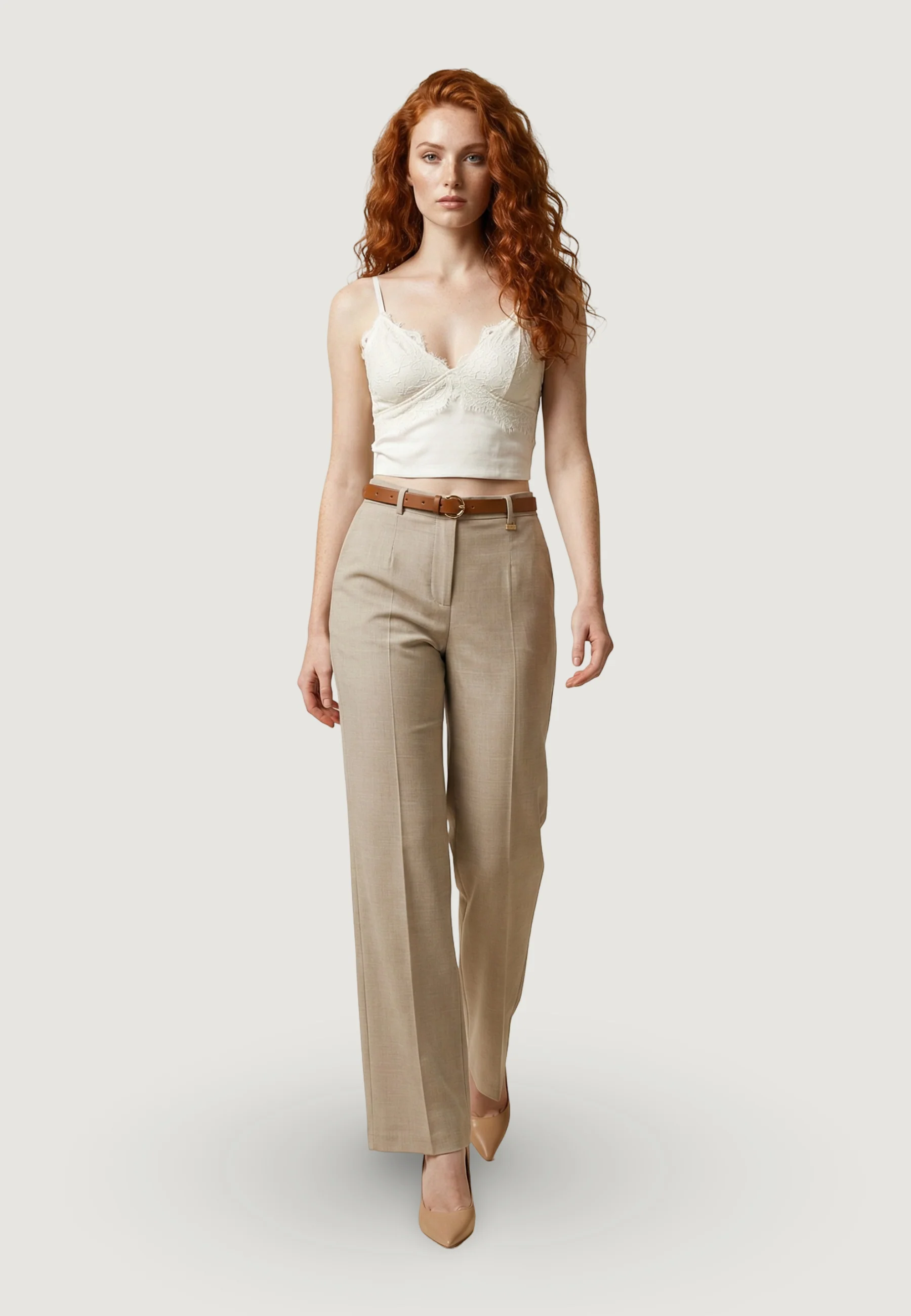 Pantaloni cropped Artigli CON CINTURA - Image 2