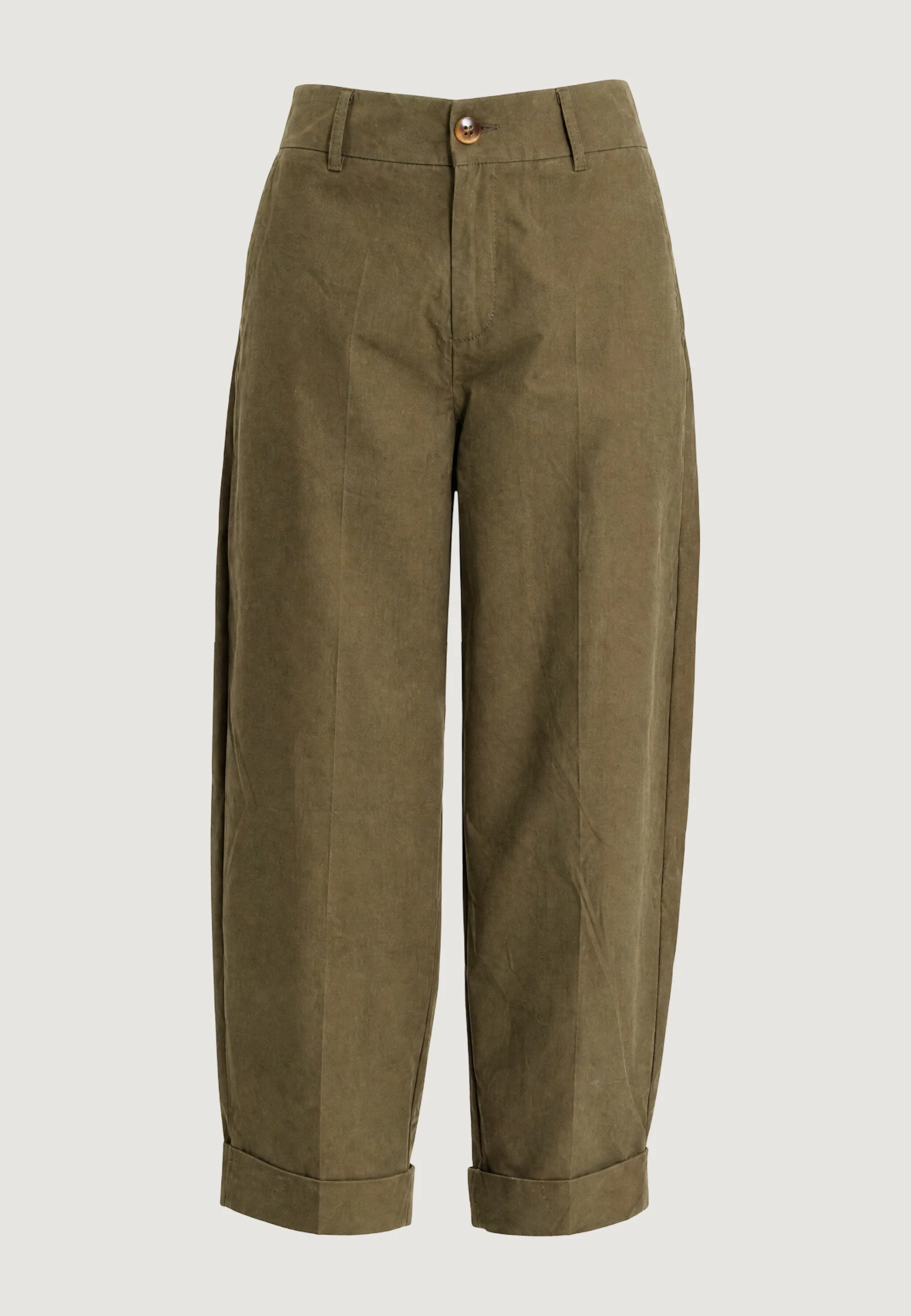 Pantaloni cropped I am Pantaloni Cotone Risvolto - Image 2