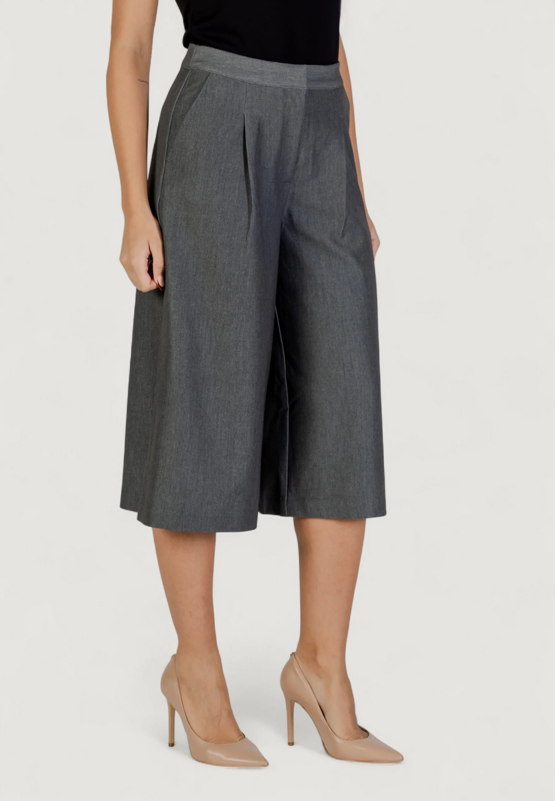 Pantaloni cropped Ichi IHFILANO CULOTTE - Image 3