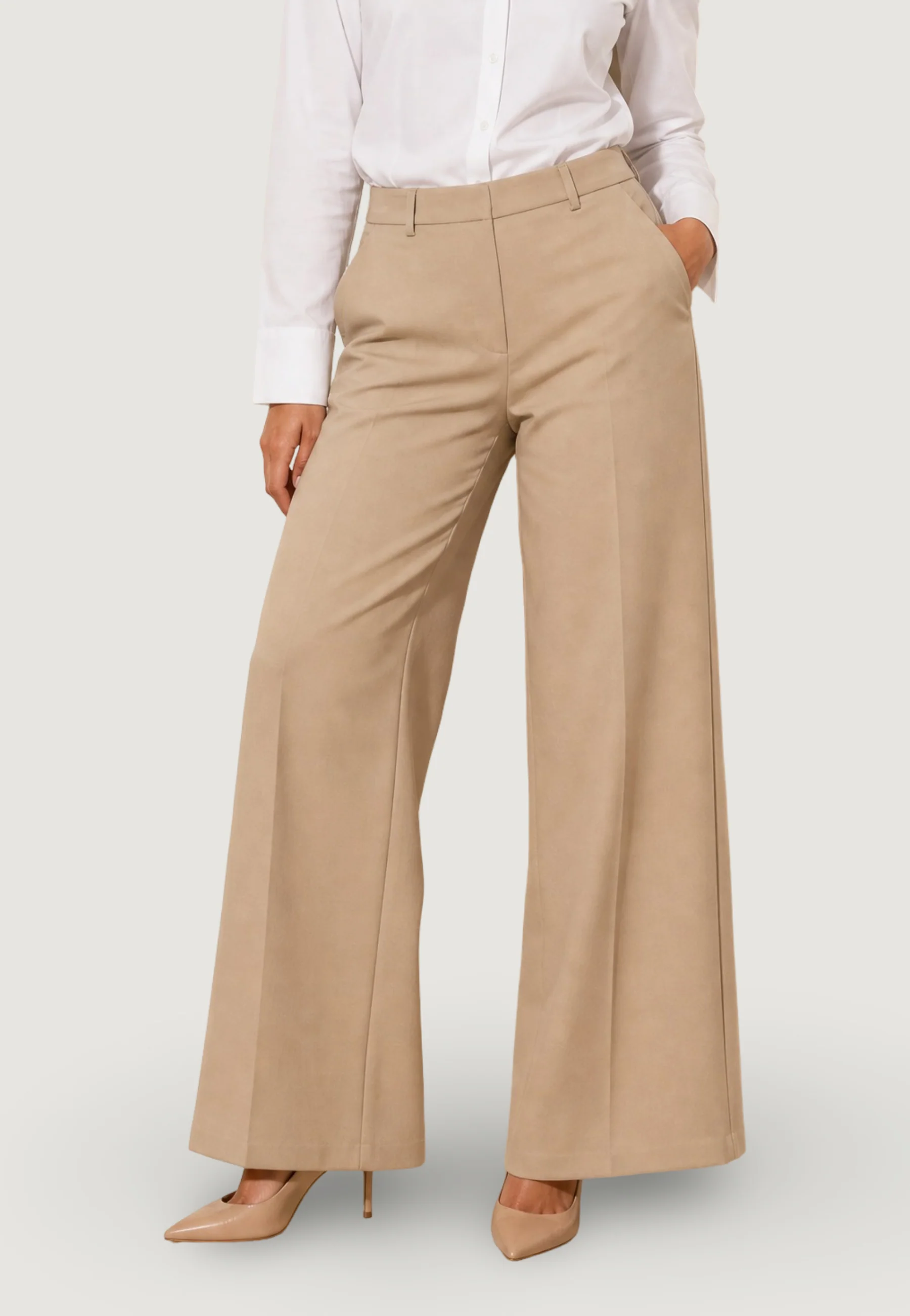 Pantaloni da completo I am Pantaloni Cotone Ampi (pizzo)