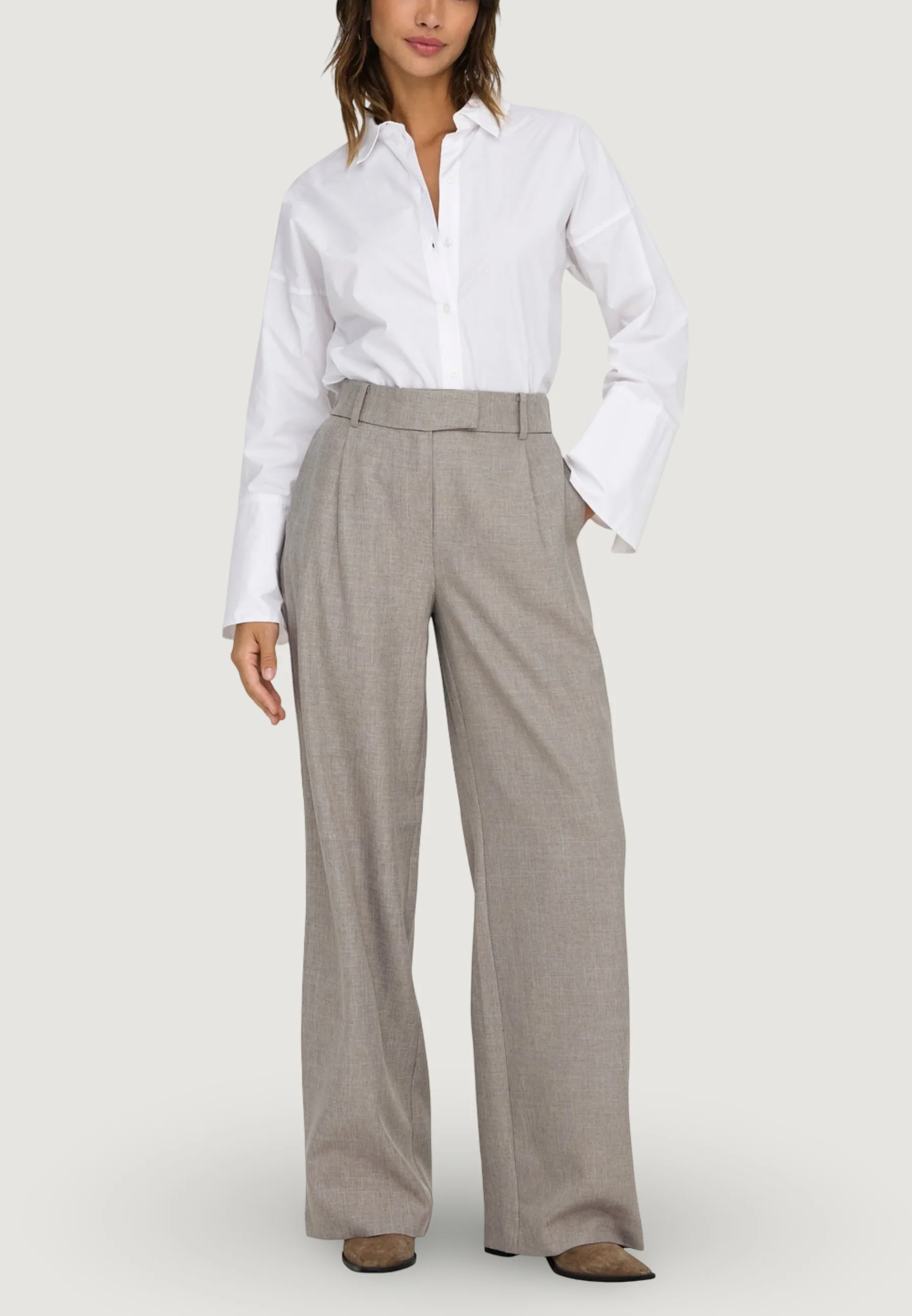 Pantaloni da completo  Only Onllinda Hw Str Mel Pants Tlr Noos - Image 4