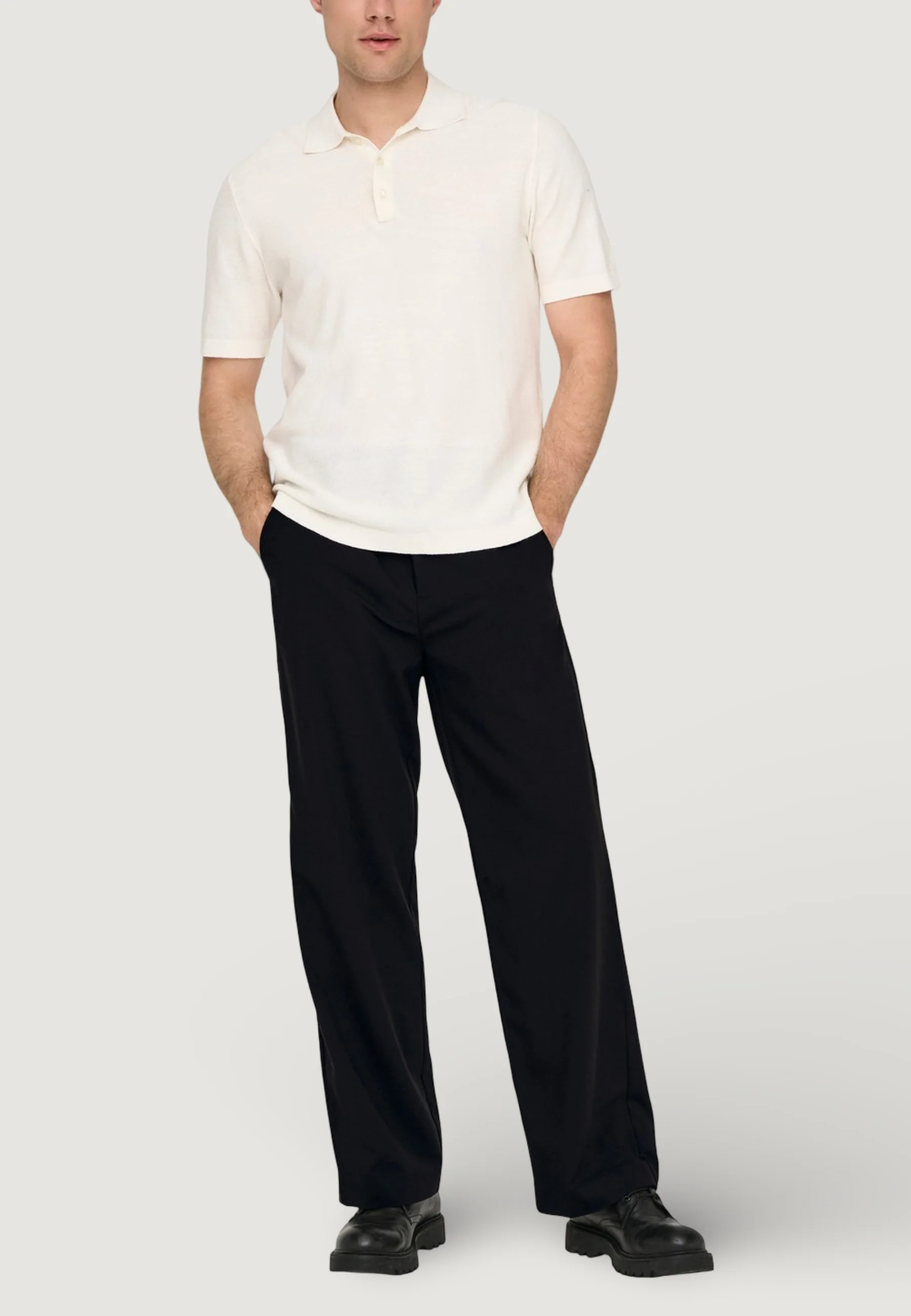 Pantaloni regular / comfort Only & Sons ONSBOB-LE LOOSE 0071. PANT NOOS - Image 5