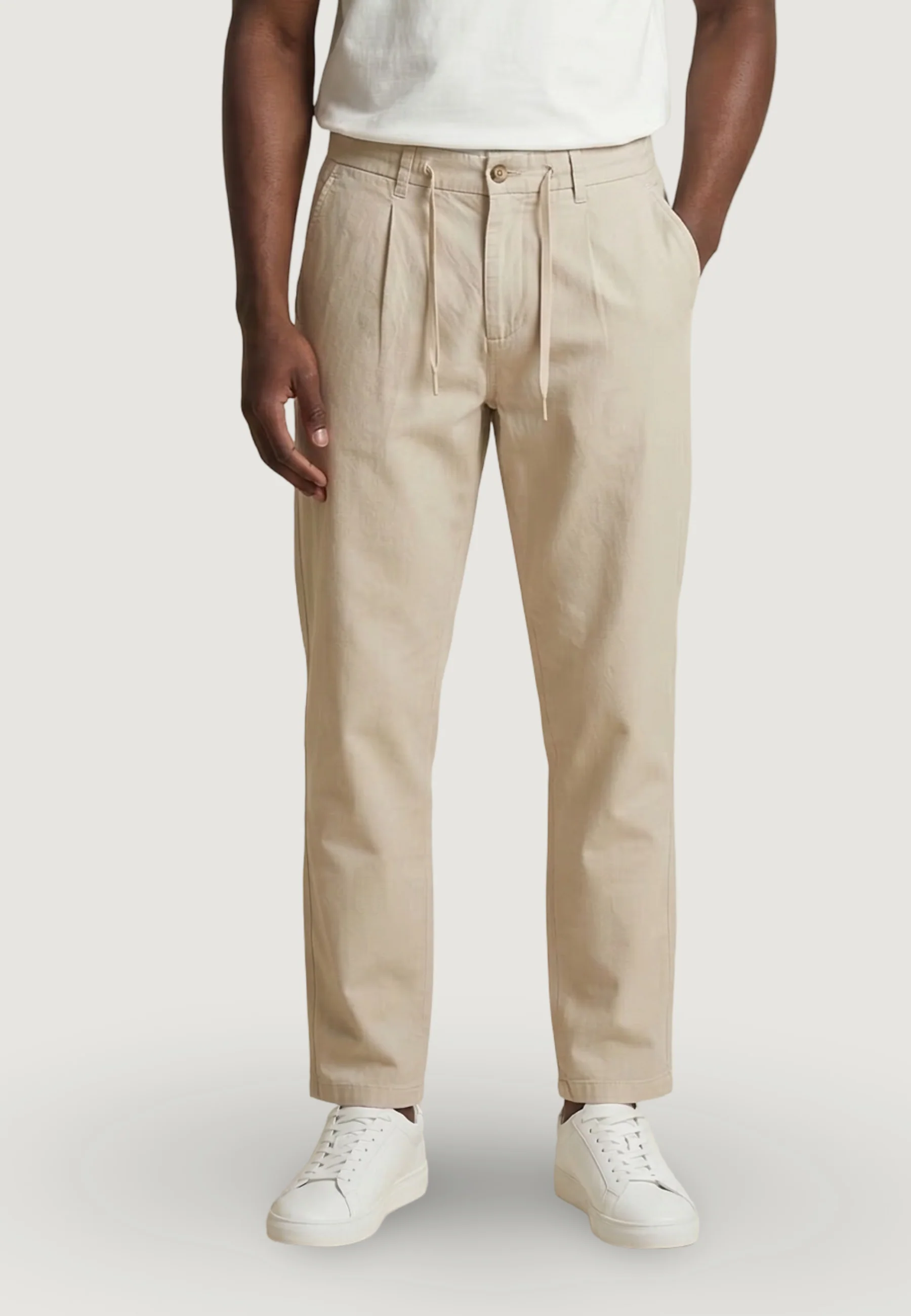 Pantaloni regular / comfort Only & Sons Onslee Tapered 0007 Cot Lin String Pant