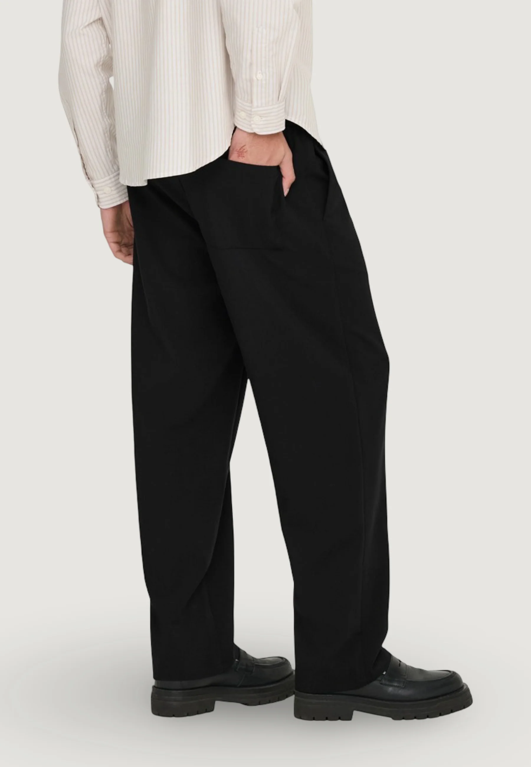 Pantaloni regular / comfort Only & Sons Onswill 0292 Loose String Pant Frml Noos - Image 4