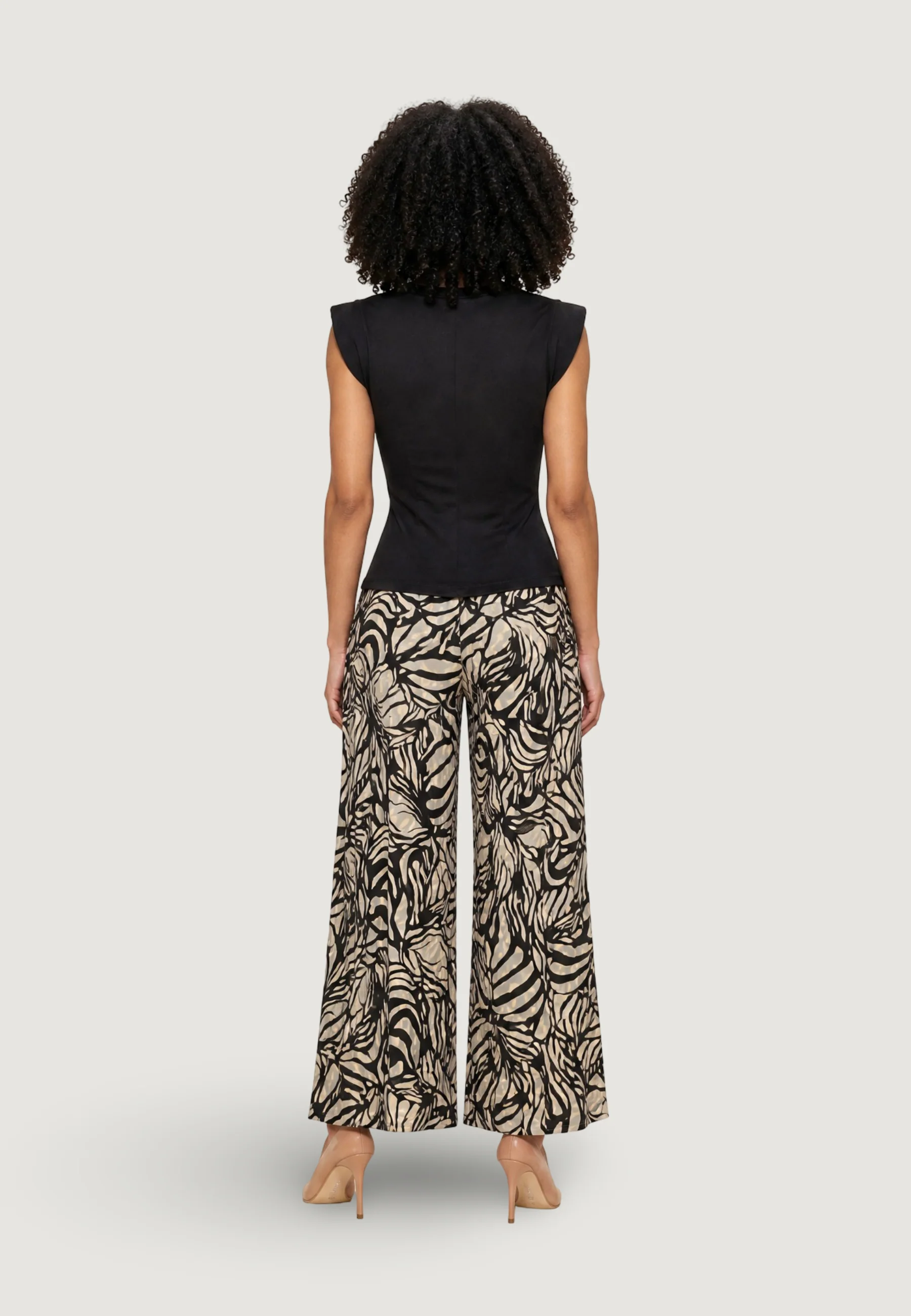 Pantaloni regular Ayfee PANTALONE AMPIO ELASTICO CON COULISSE - Image 4