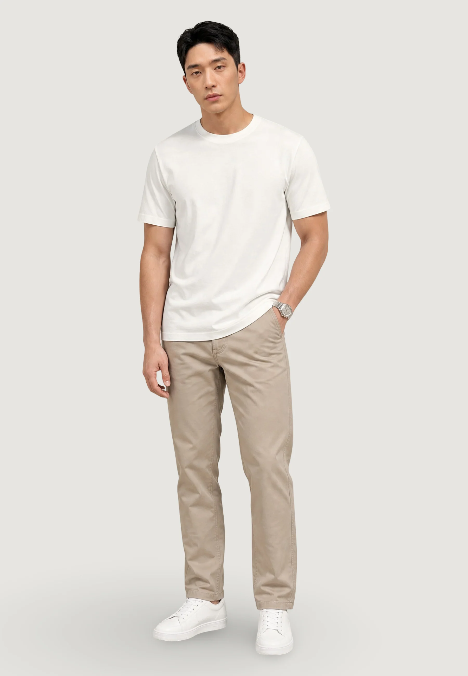 Pantaloni regular / comfort Calvin Klein Jeans LV04RF619G - Image 4
